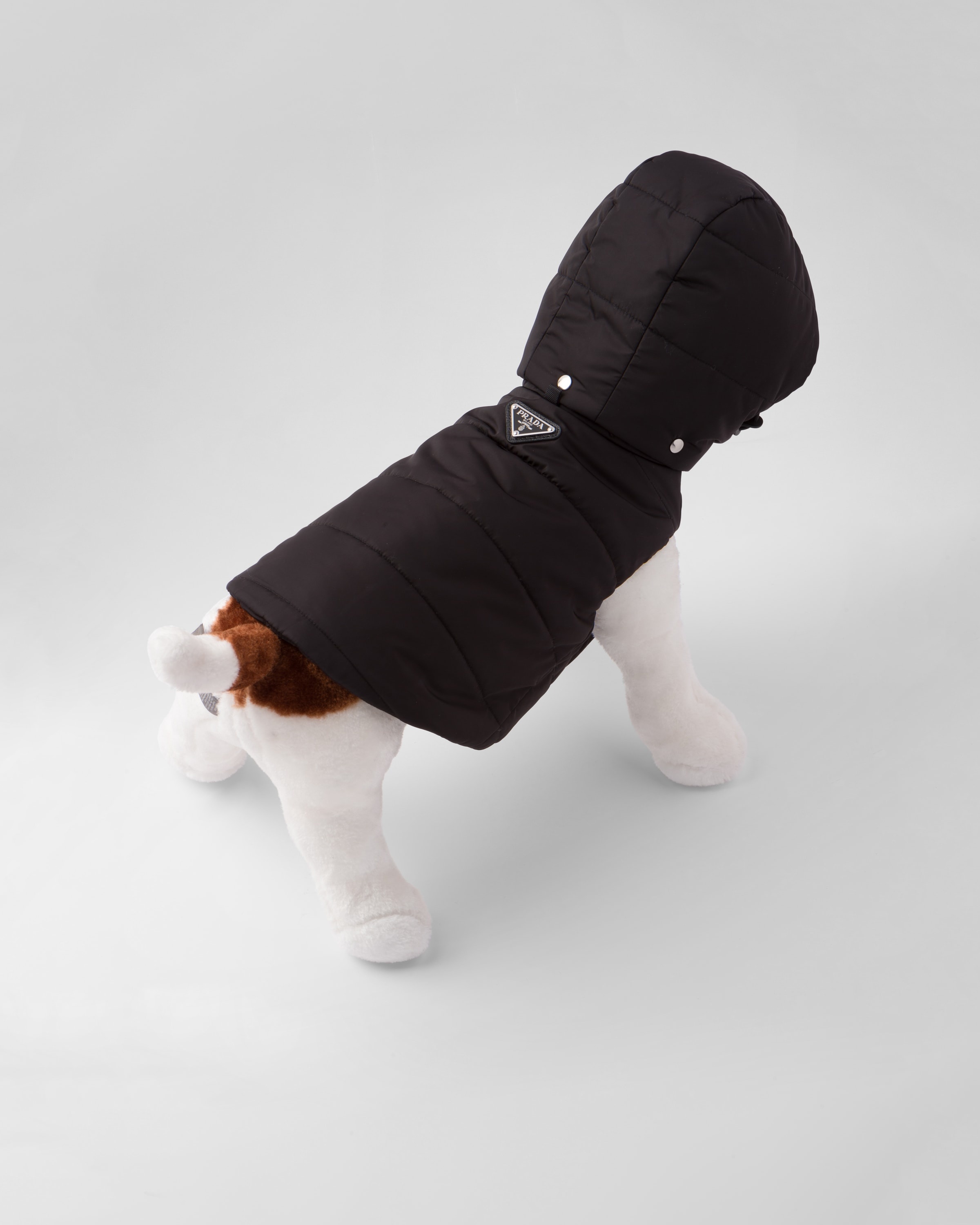 Re-Nylon puffer dog coat with hood - 2