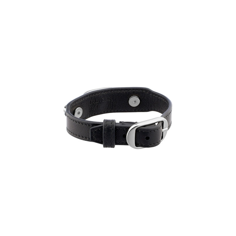 BALENCIAGA City Bracelet in Black outlook
