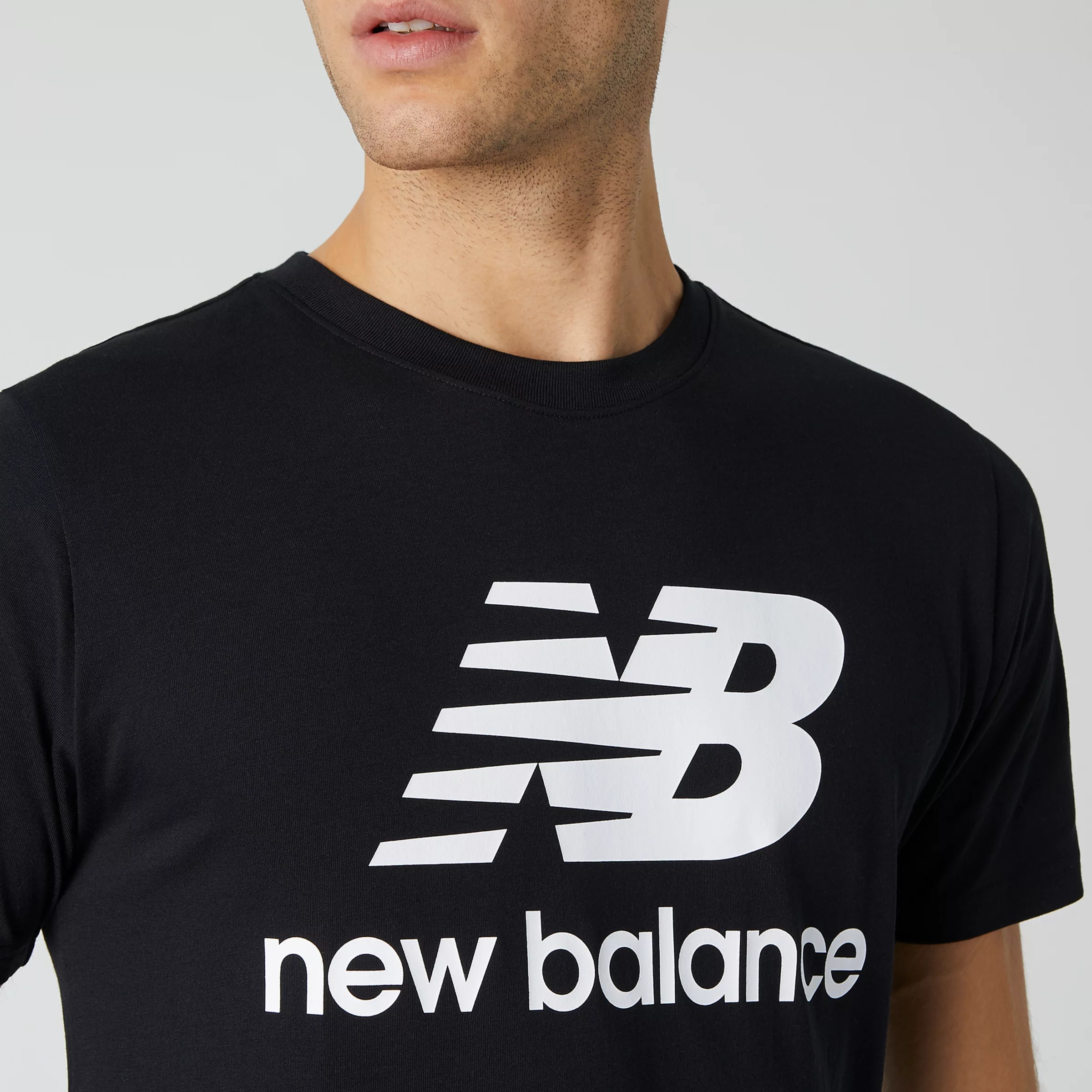 NB Essentials Stacked Logo Tee - 4