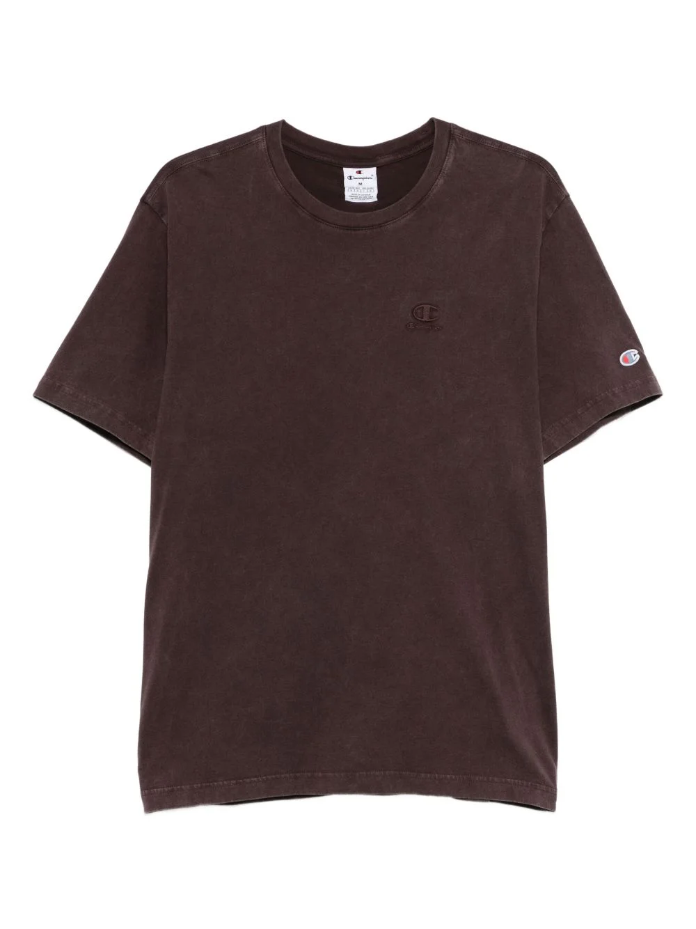 logo-embroidered T-shirt - 1