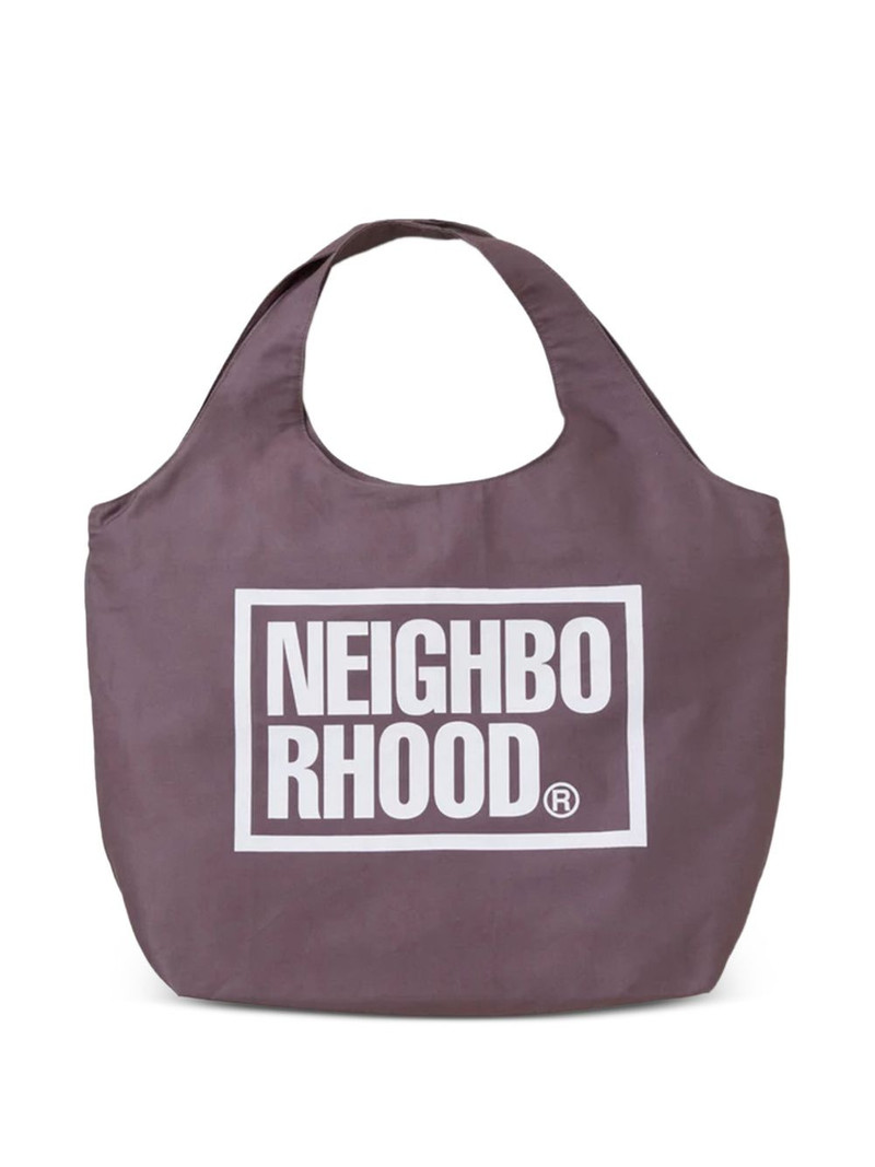 logo-print tote bag 1