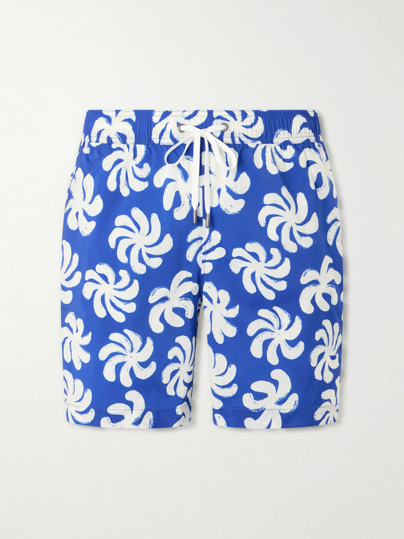 Charles Straight-Leg Mid-Length Printed Swim Shorts 1
