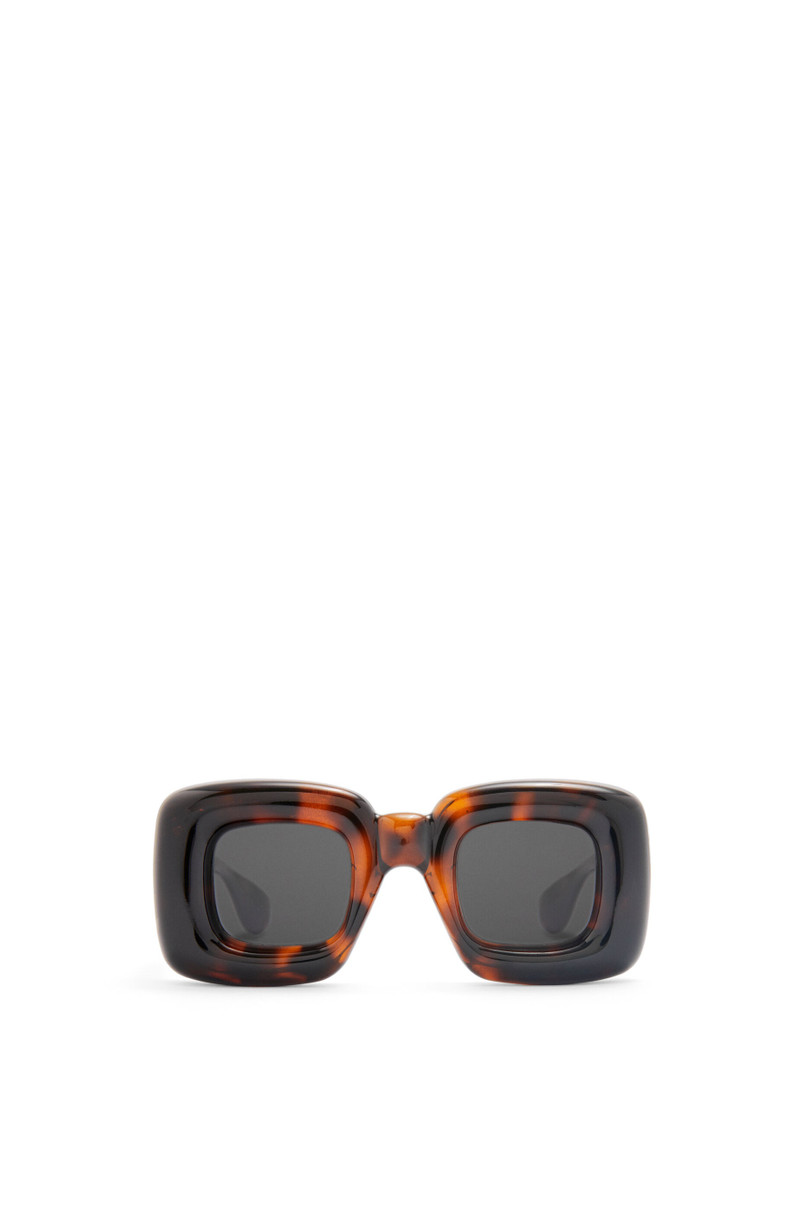 Inflated rectangular sunglasses in nylon - 1
