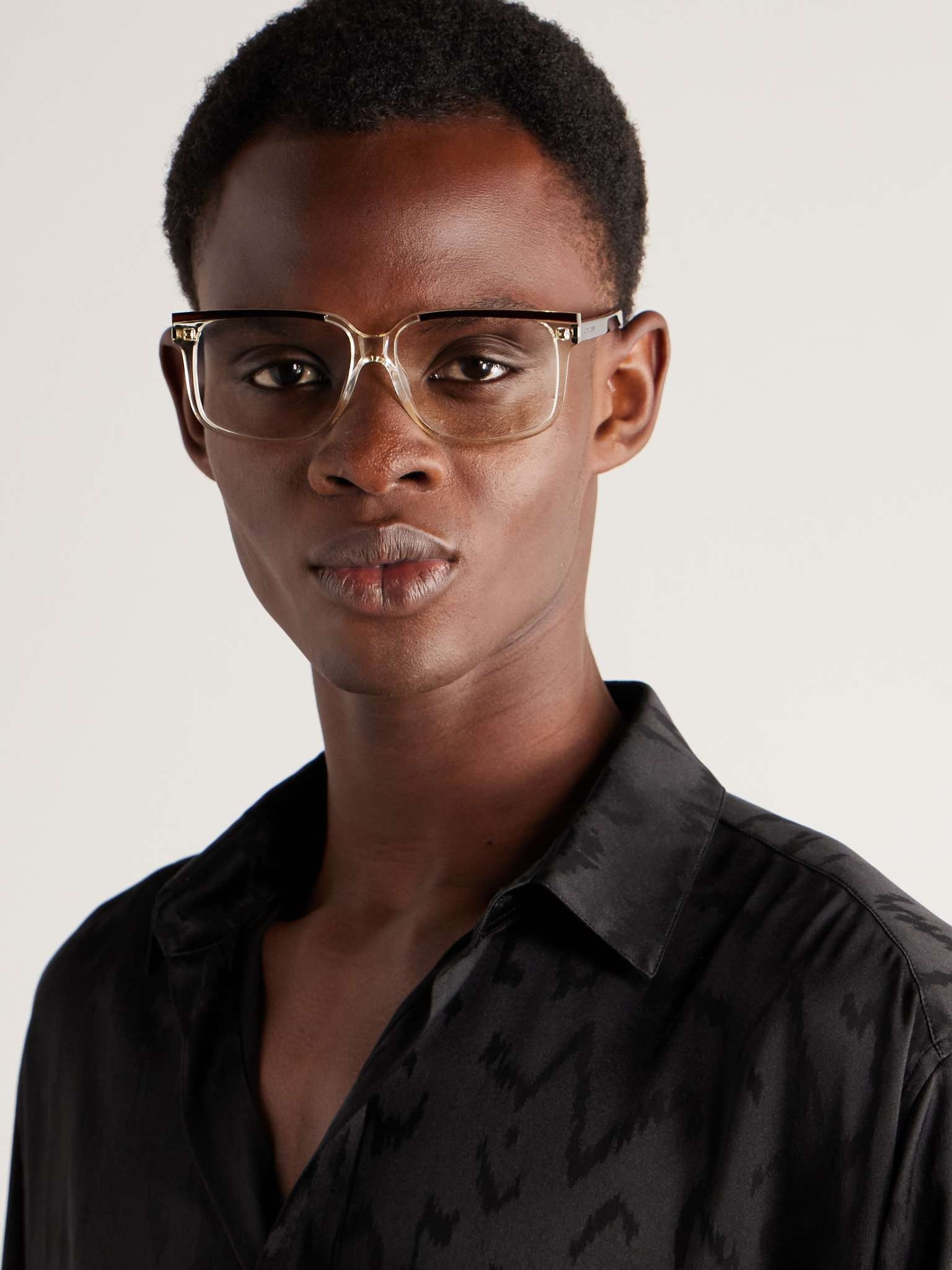 D-Frame Acetate Optical Glasses - 2