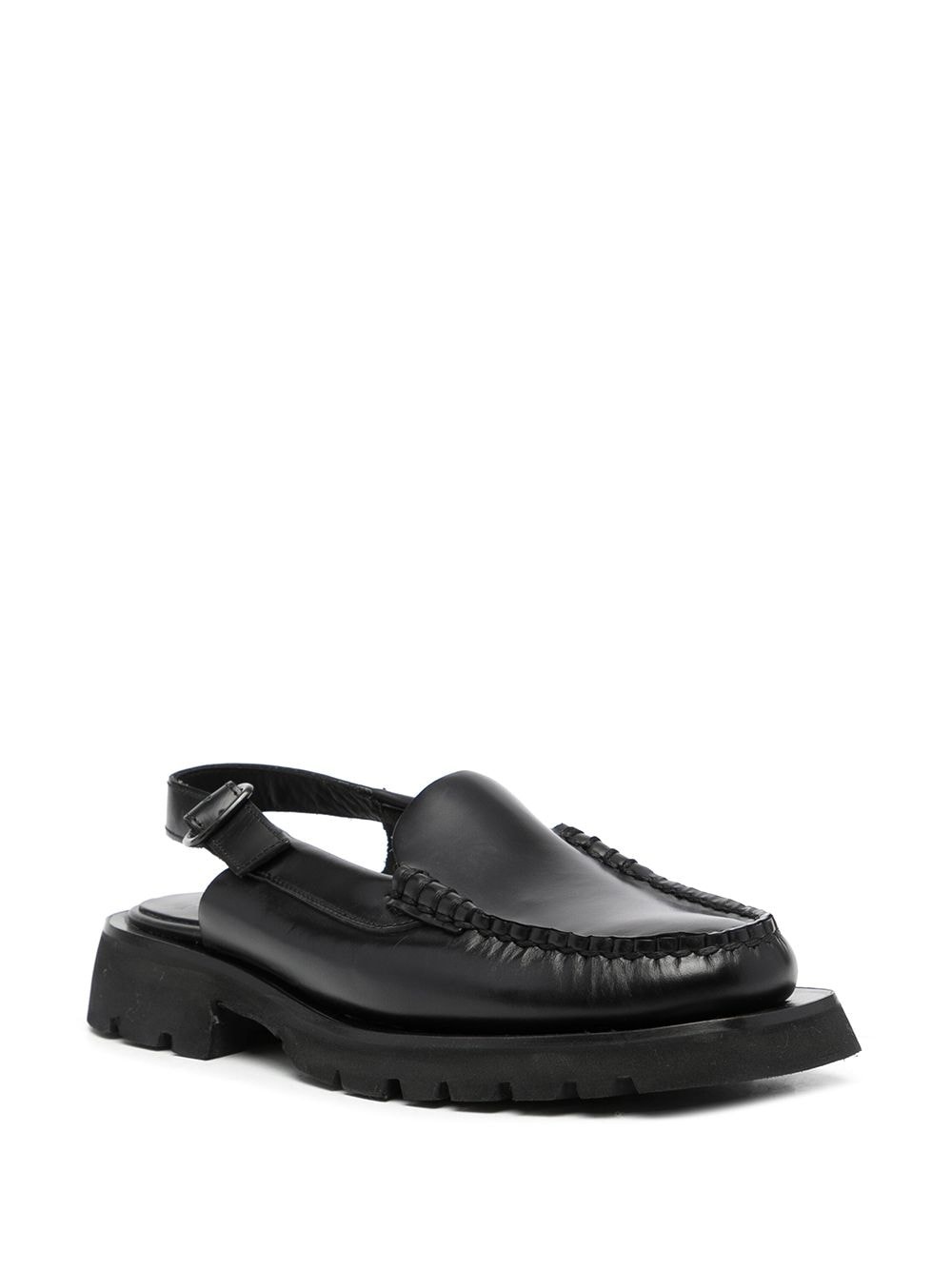slingback strap loafers - 2