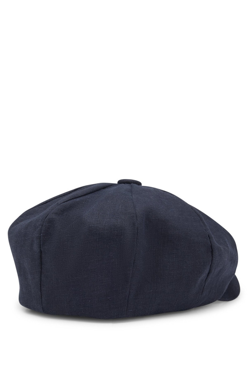 BECKHAM X BOSS BAKER-BOY CAP IN LINEN 3