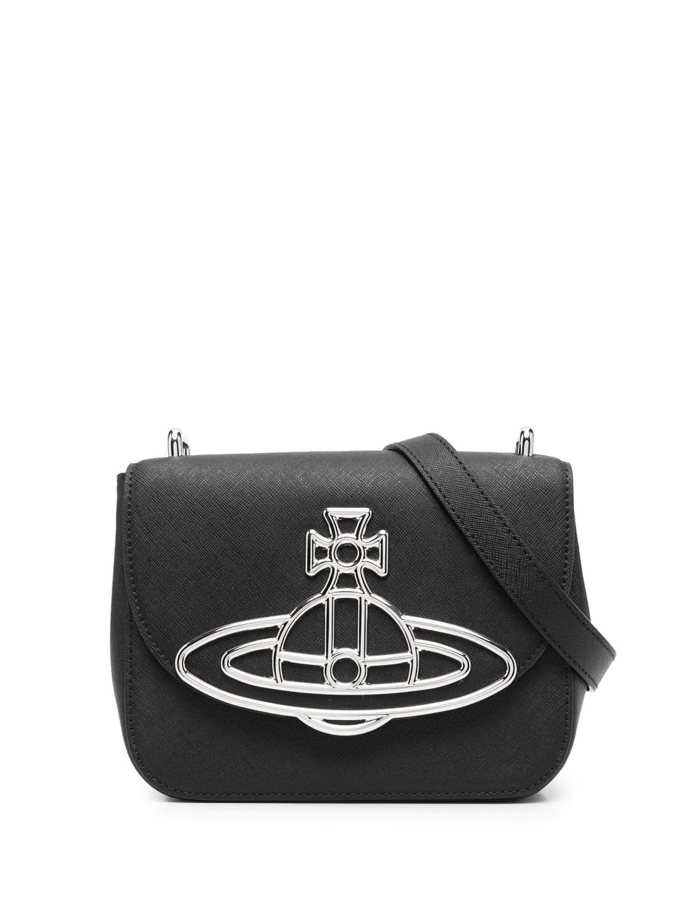 Linda Orb-plaque crossbody bag - 1