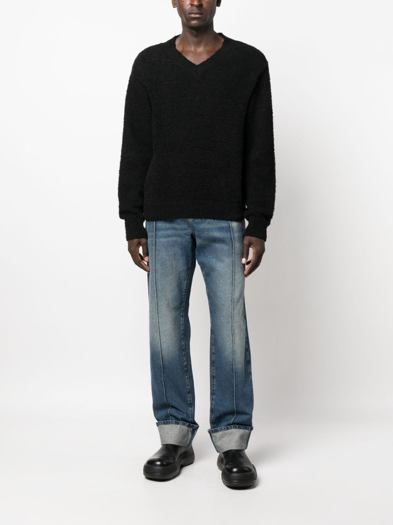 Balmain faded straight-leg jeans outlook