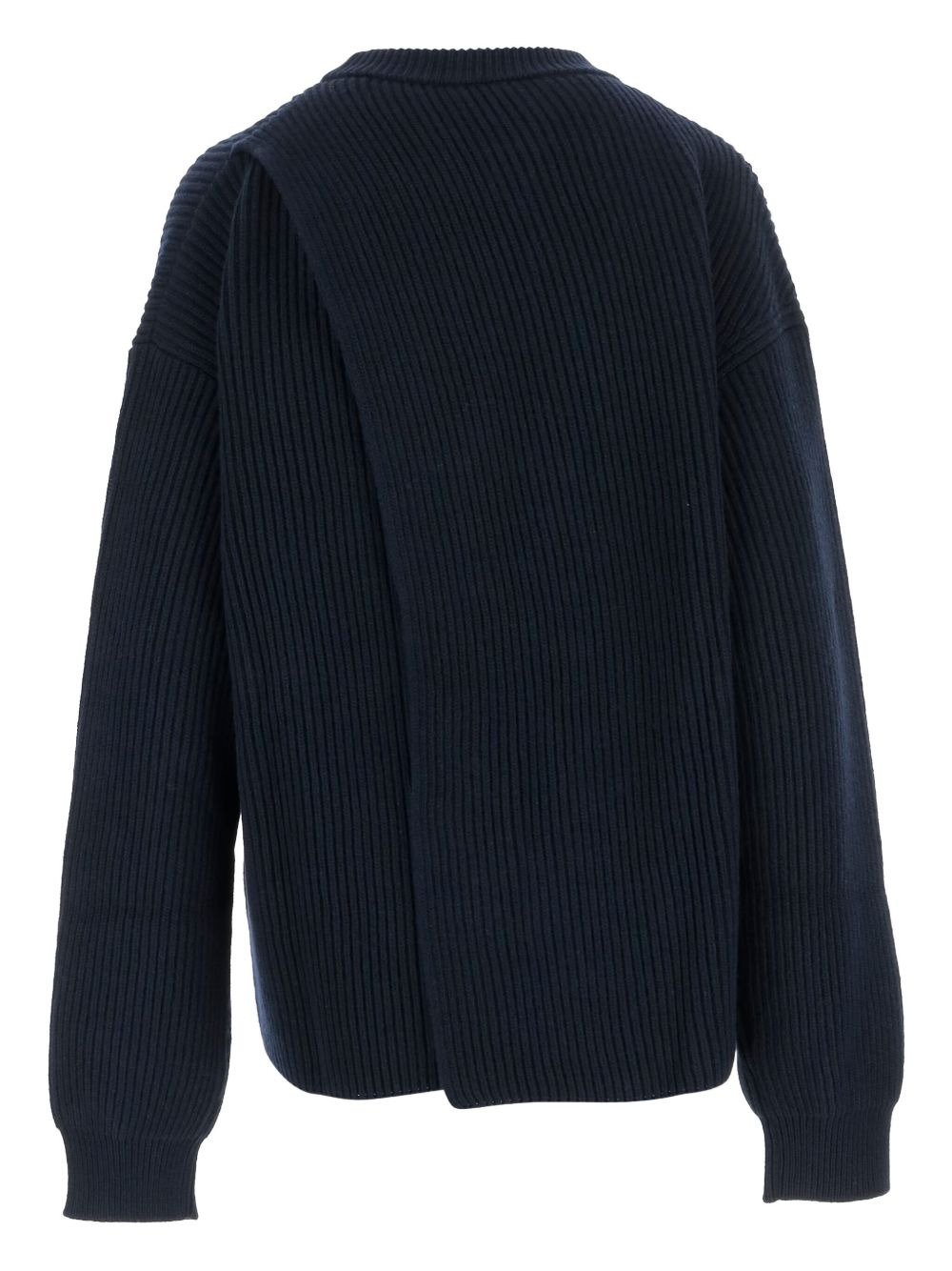 ribbed crewneck sweater - 2