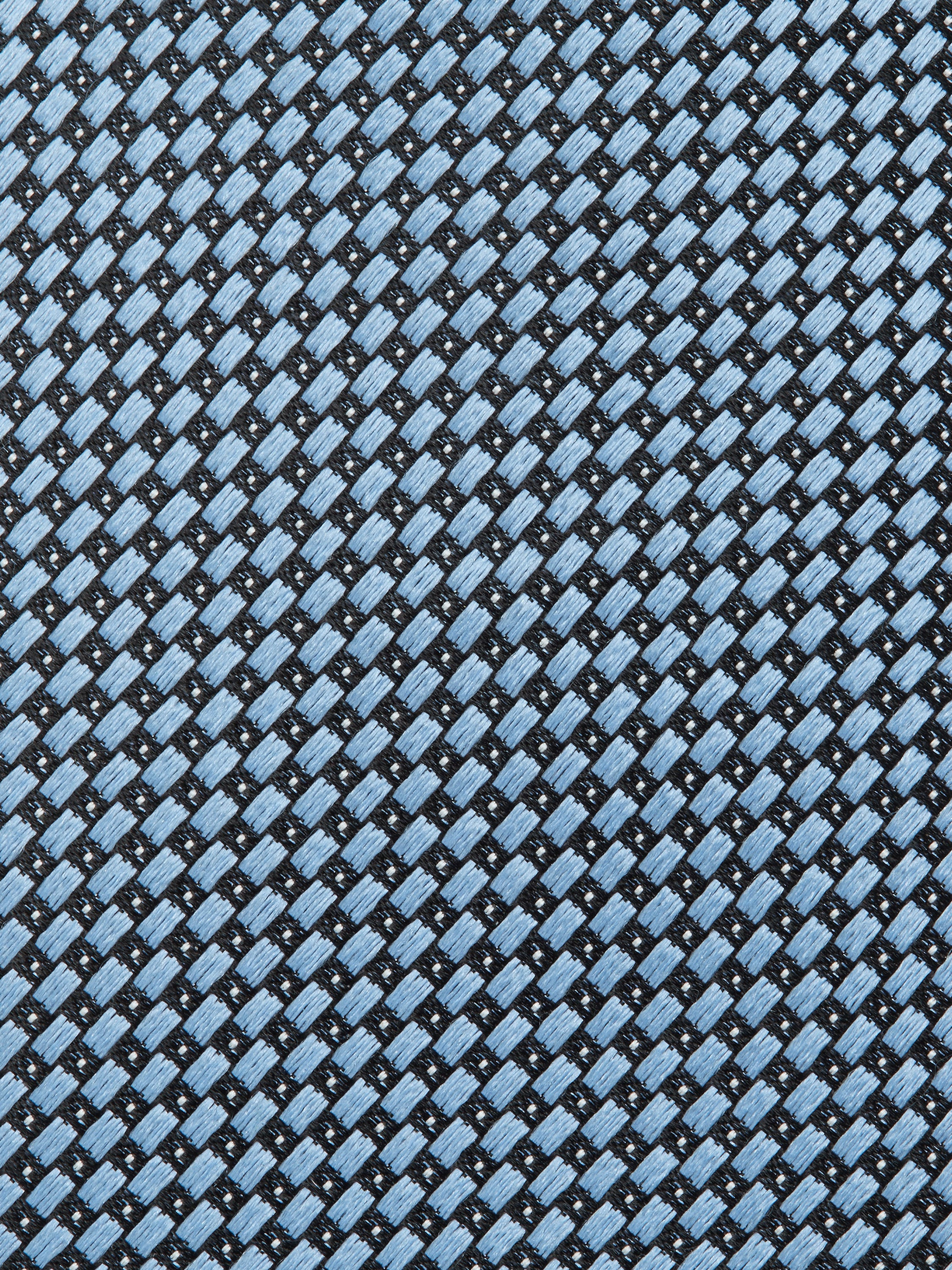 LIGHT BLUE SILK TIE - 2