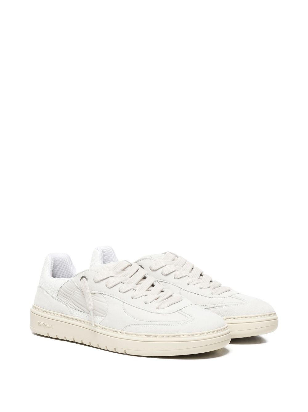 leather-panelled sneakers - 2