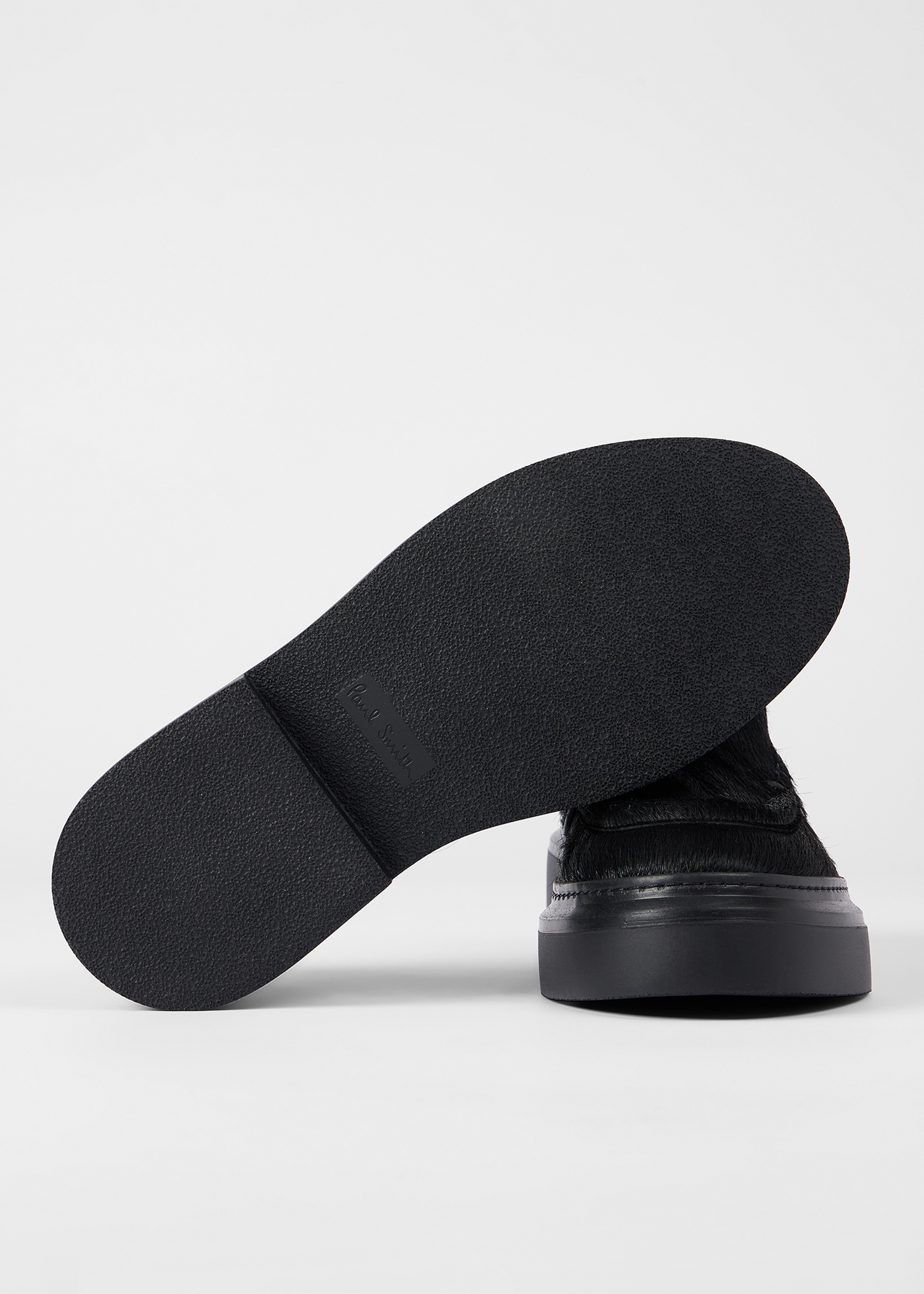 Women's Black Leather 'Isona' Platform Loafers - 4