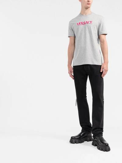 VERSACE logo-print round-neck T-shirt outlook