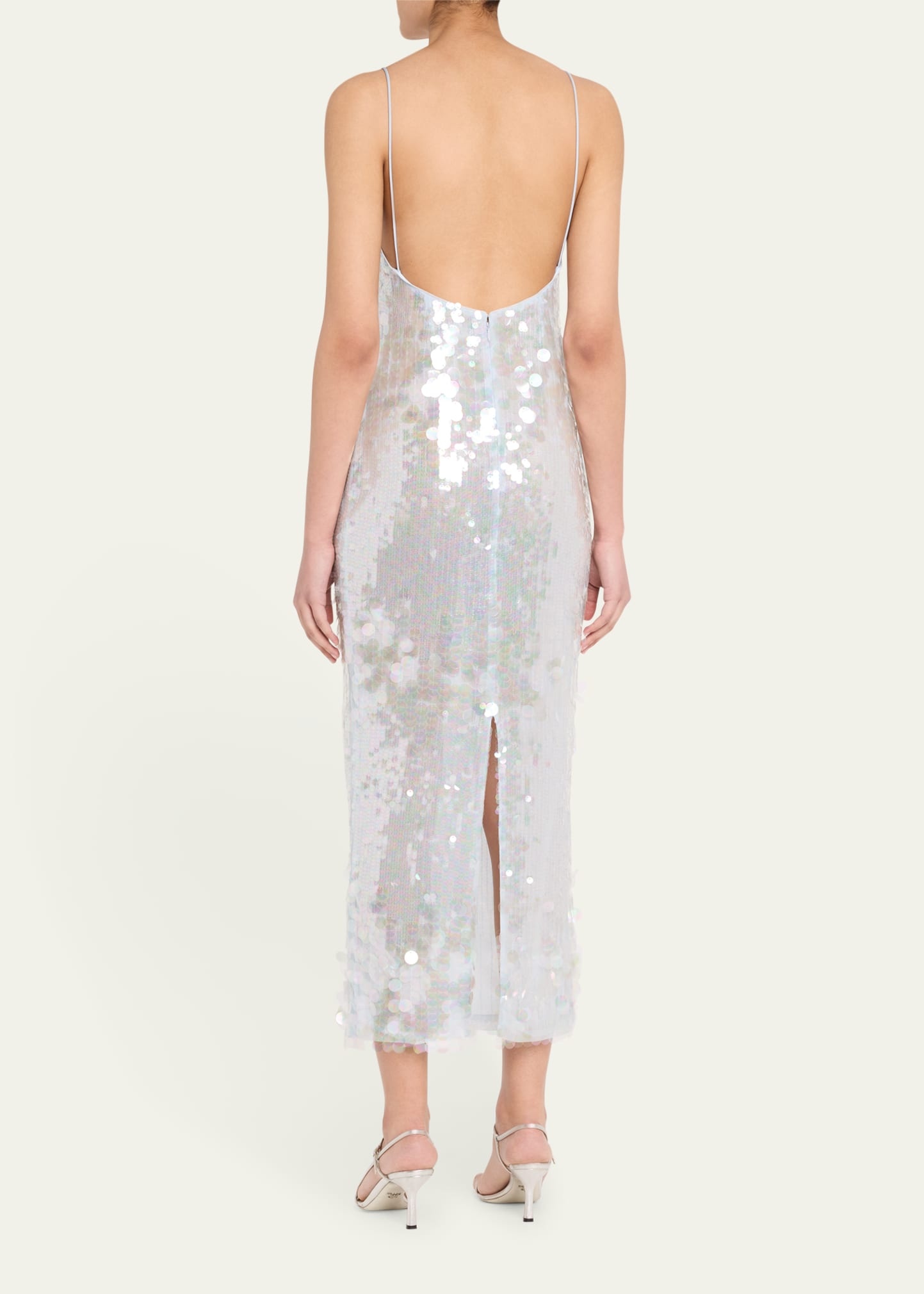 Alana Sleeveless Sequined Midi Dress - 3