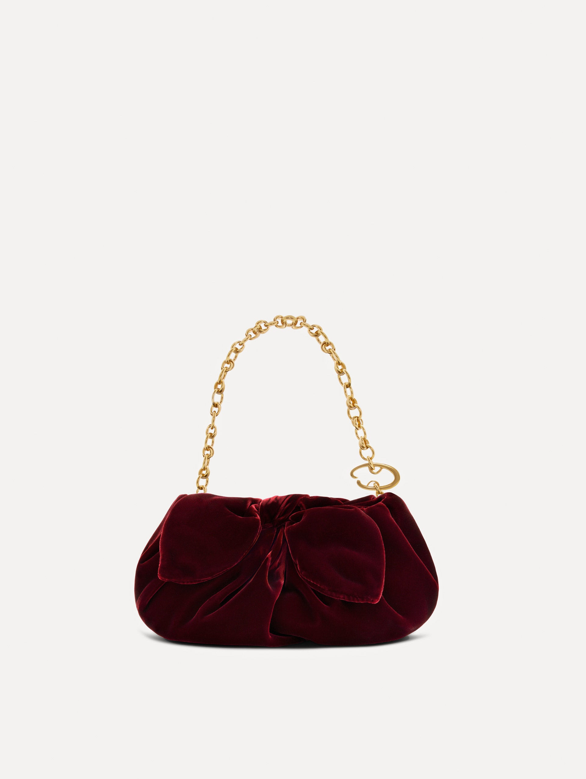 MINI VELVET BOW CLUTCH - 4