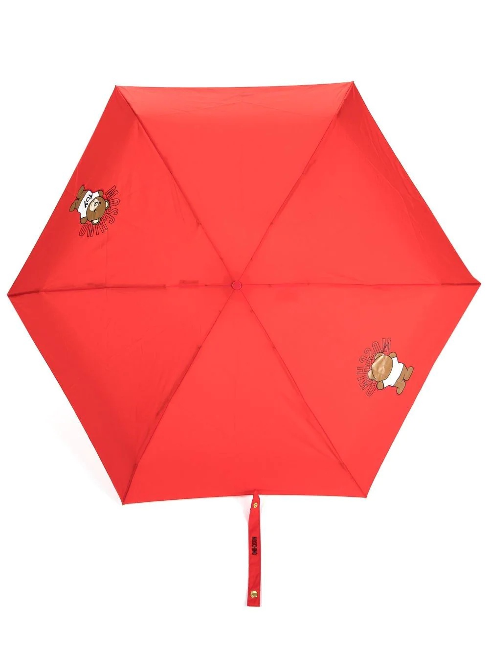 Teddy Bear-print folded umbrella - 1