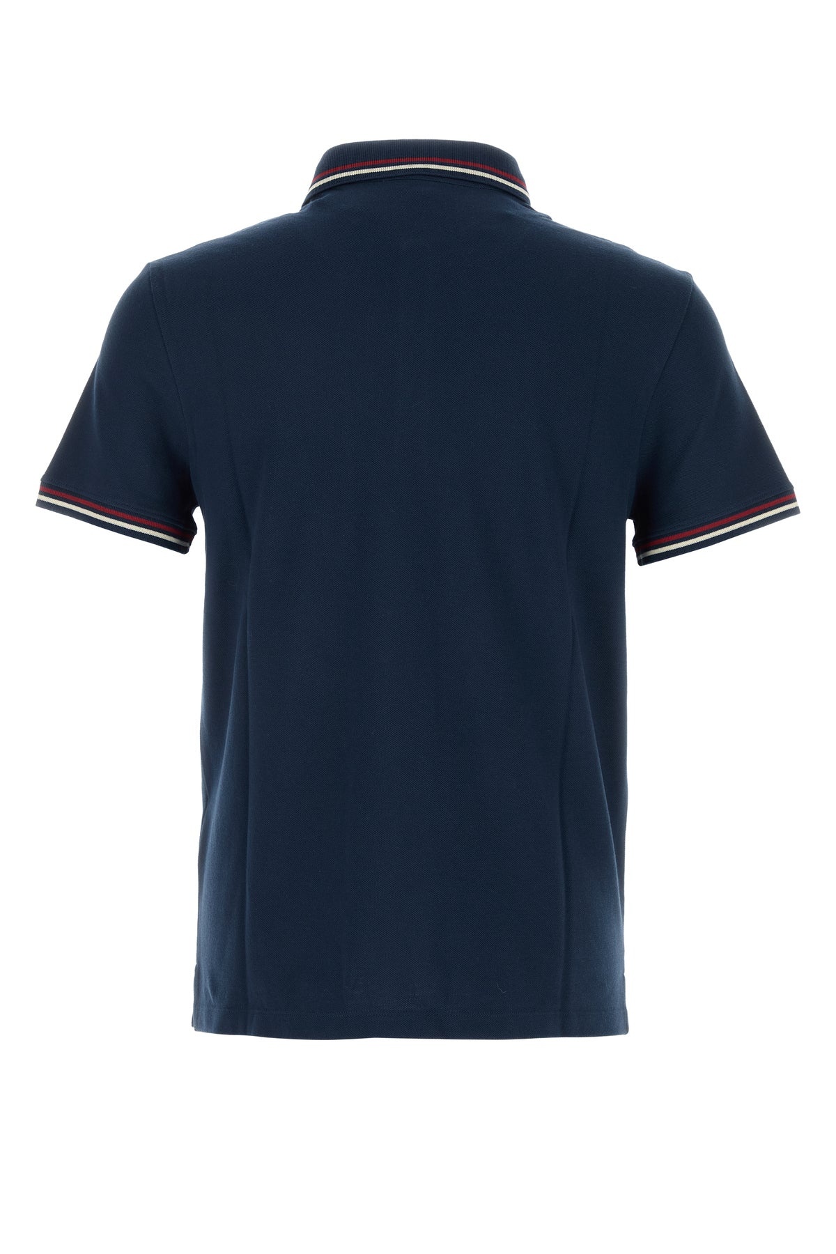 Blue piquet polo shirt - 2