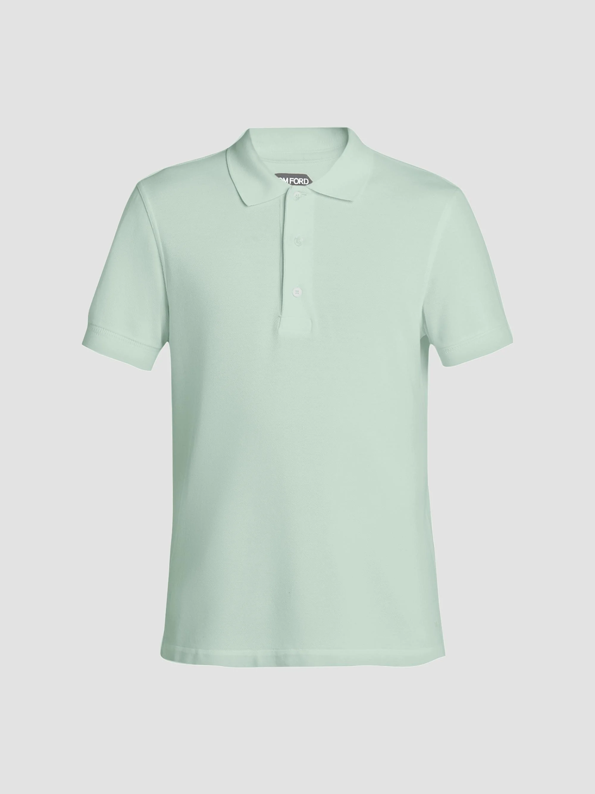 Men's Slim-Fit Pique Polo Shirt - Bok Choy - 1