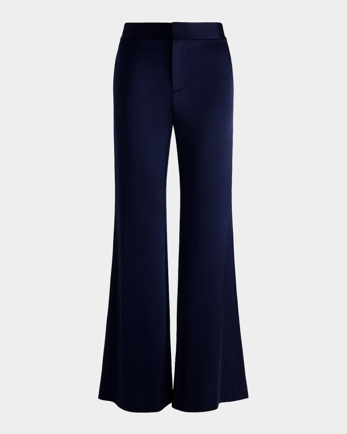 Shane Satin Wide-Leg Pants - 1