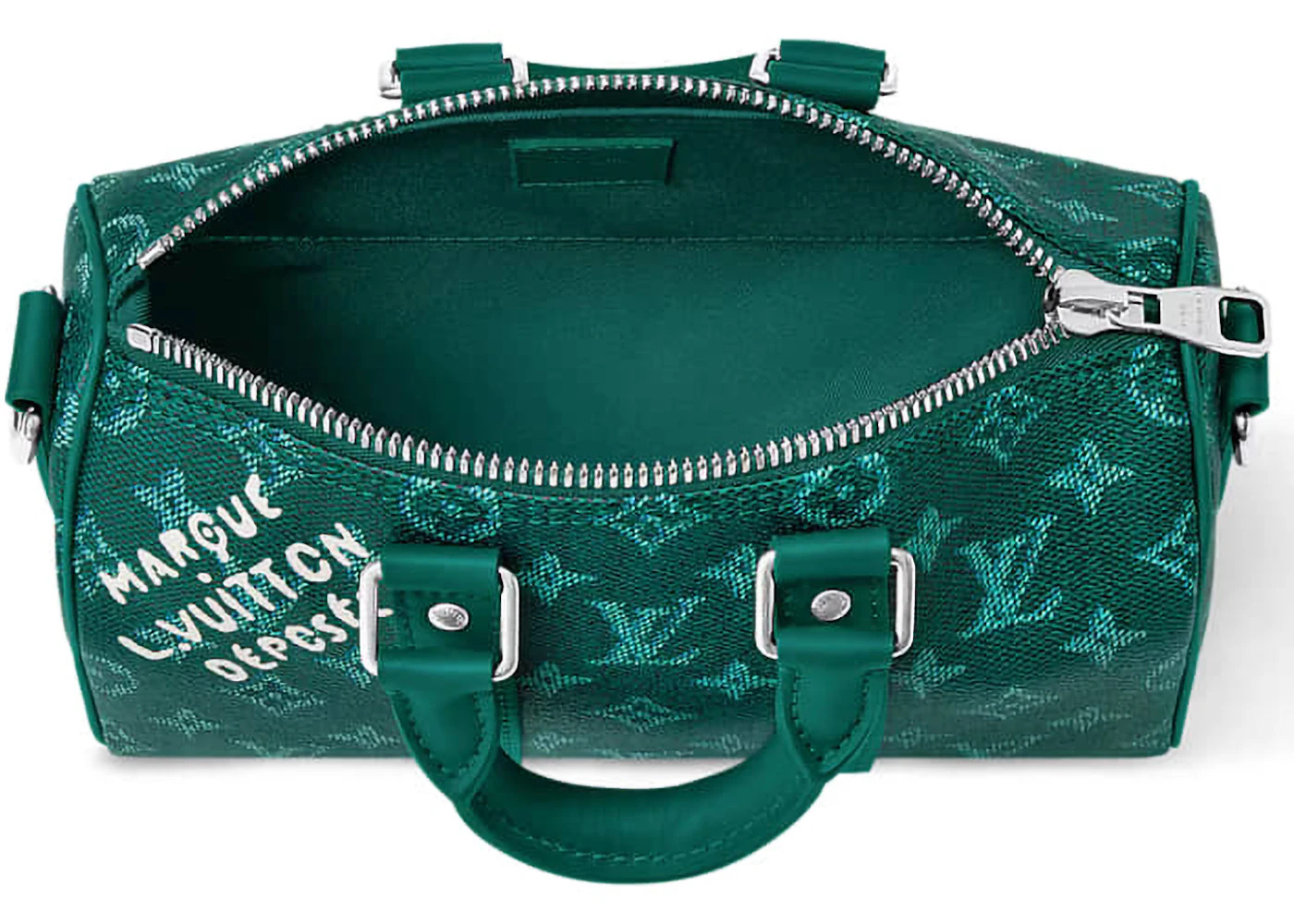 Louis Vuitton Keepall Bandouliere 25 Green - 3