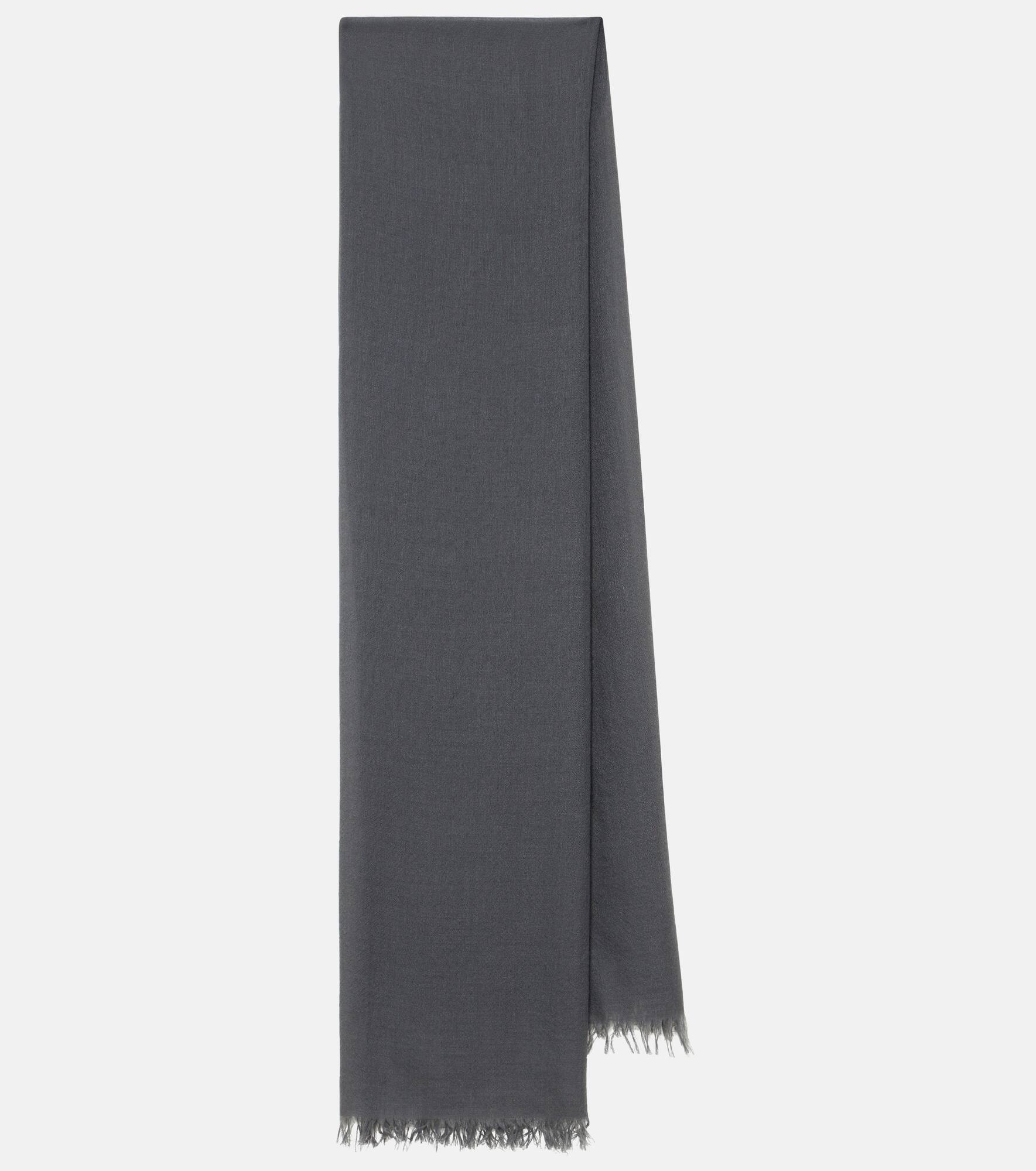 Cashmere and silk scarf - 1