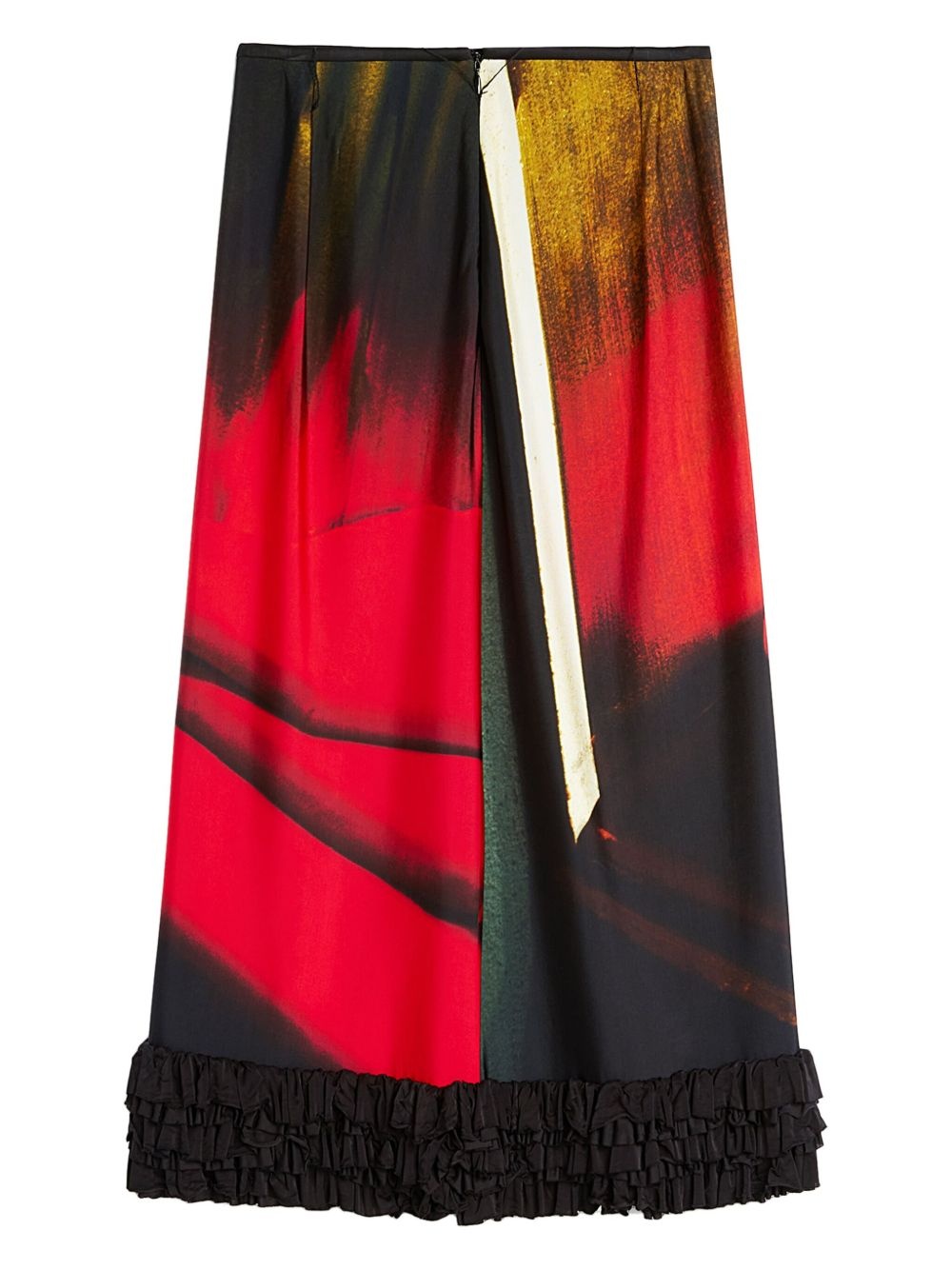 printed midi skirt - 6