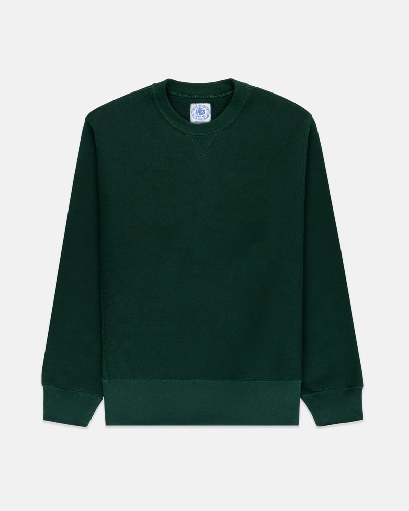 MADE-IN-USA GREEN HEAVYWEIGHT SWEATSHIRT - 1