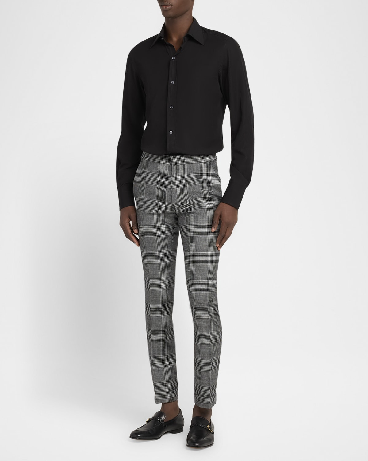 Men's Dyllan Wool Check Trousers - 2