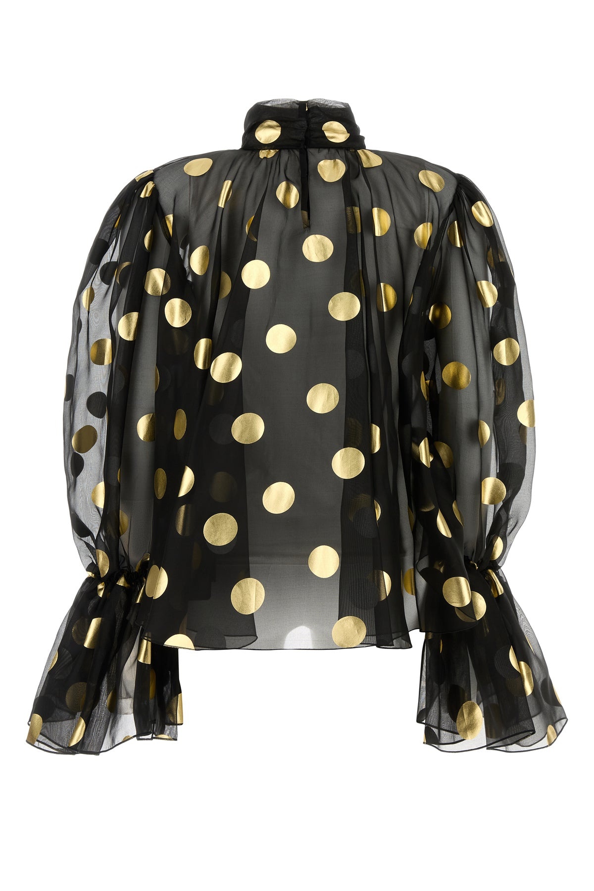 Printed organza blouse - 2