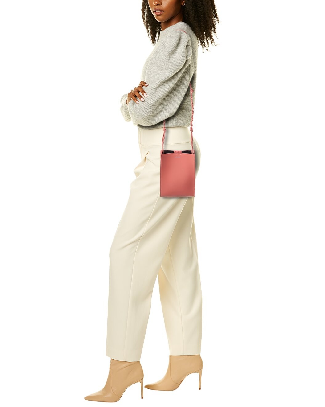 Jil Sander Tangle Small Leather Shoulder Bag - 4