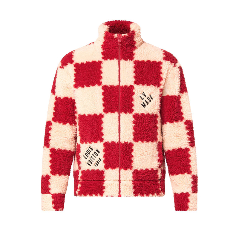 Jacquard Damier Fleece Blouson - 1