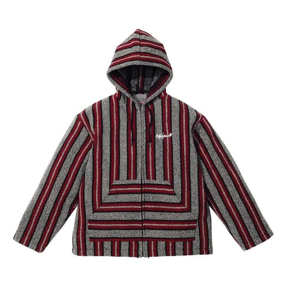 Supreme x Yohji Yamamoto Baja Jacket 'Grey Burgundy' SUP-FW22-411 - 1