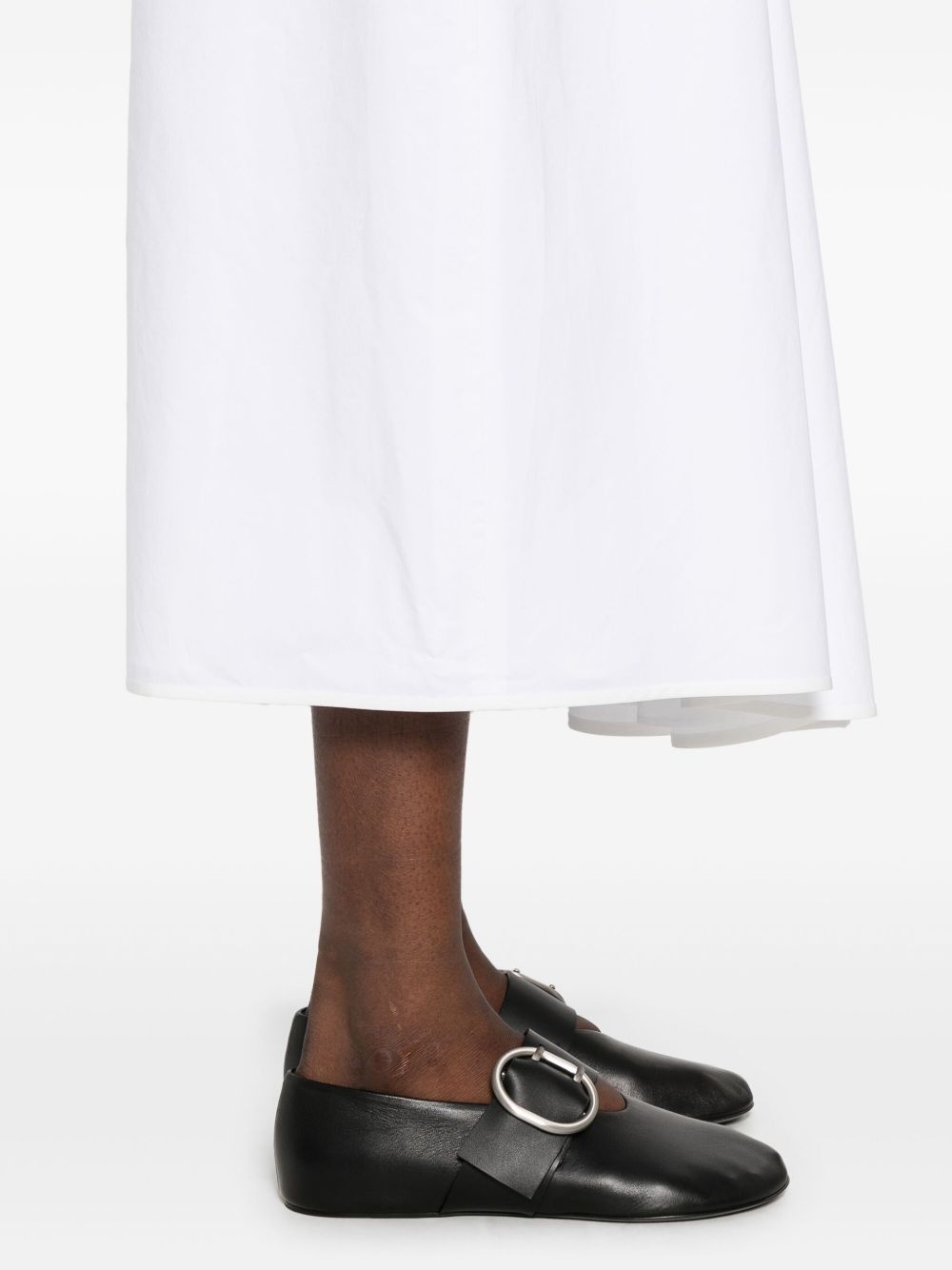 cotton midi skirt - 5