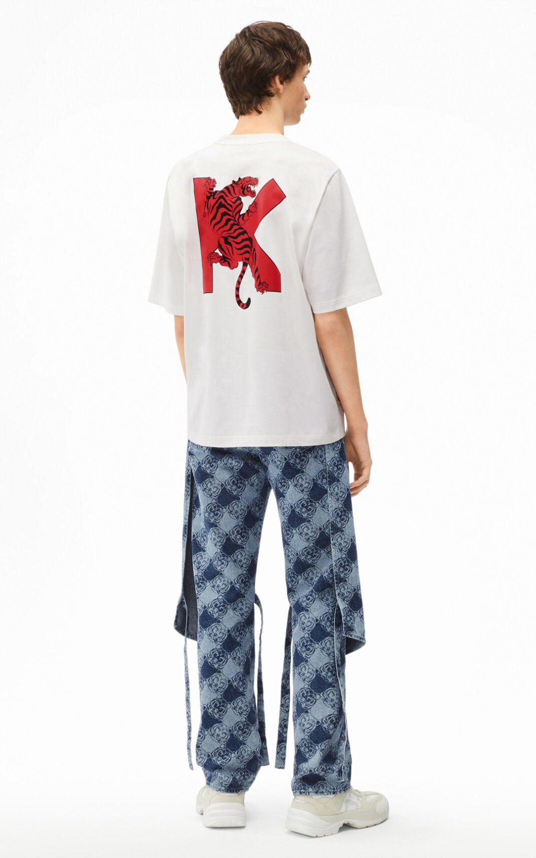 'K Climbing Tiger' oversize T-shirt - 4