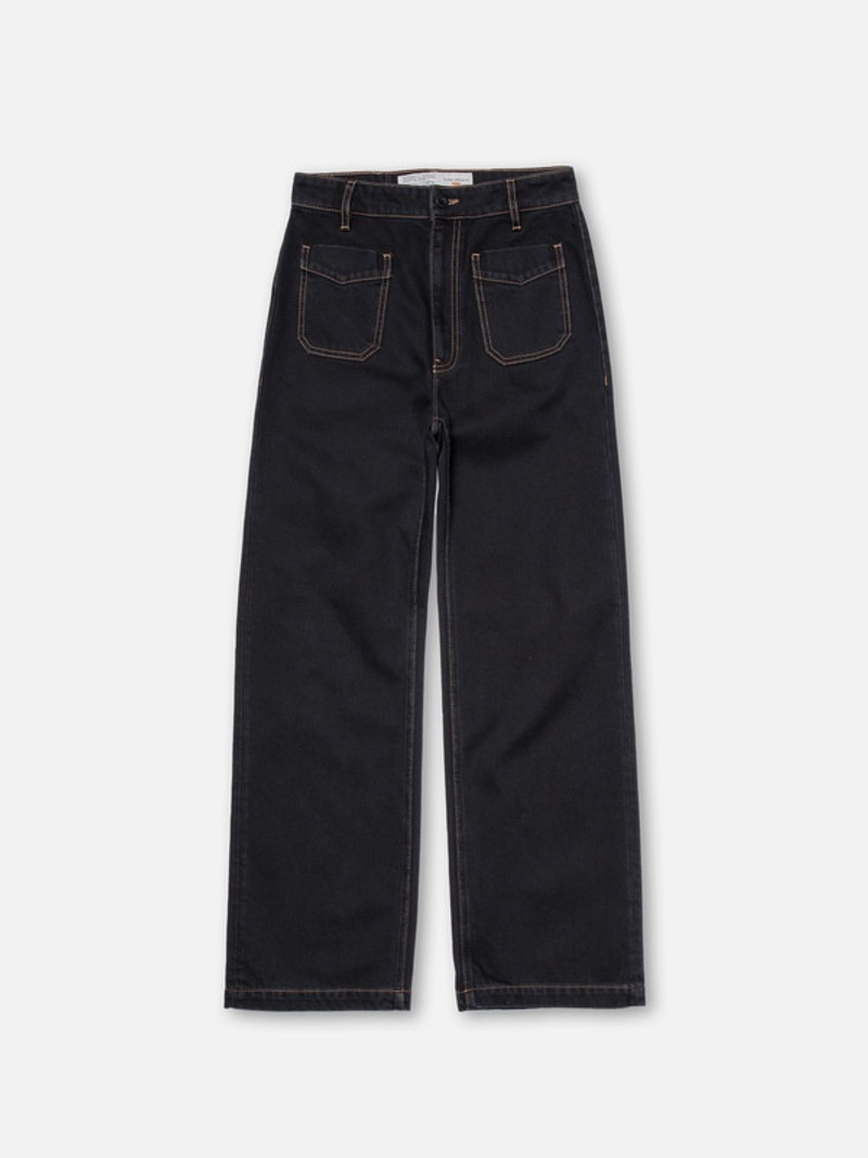 Holly Western Black Denim Pants 1
