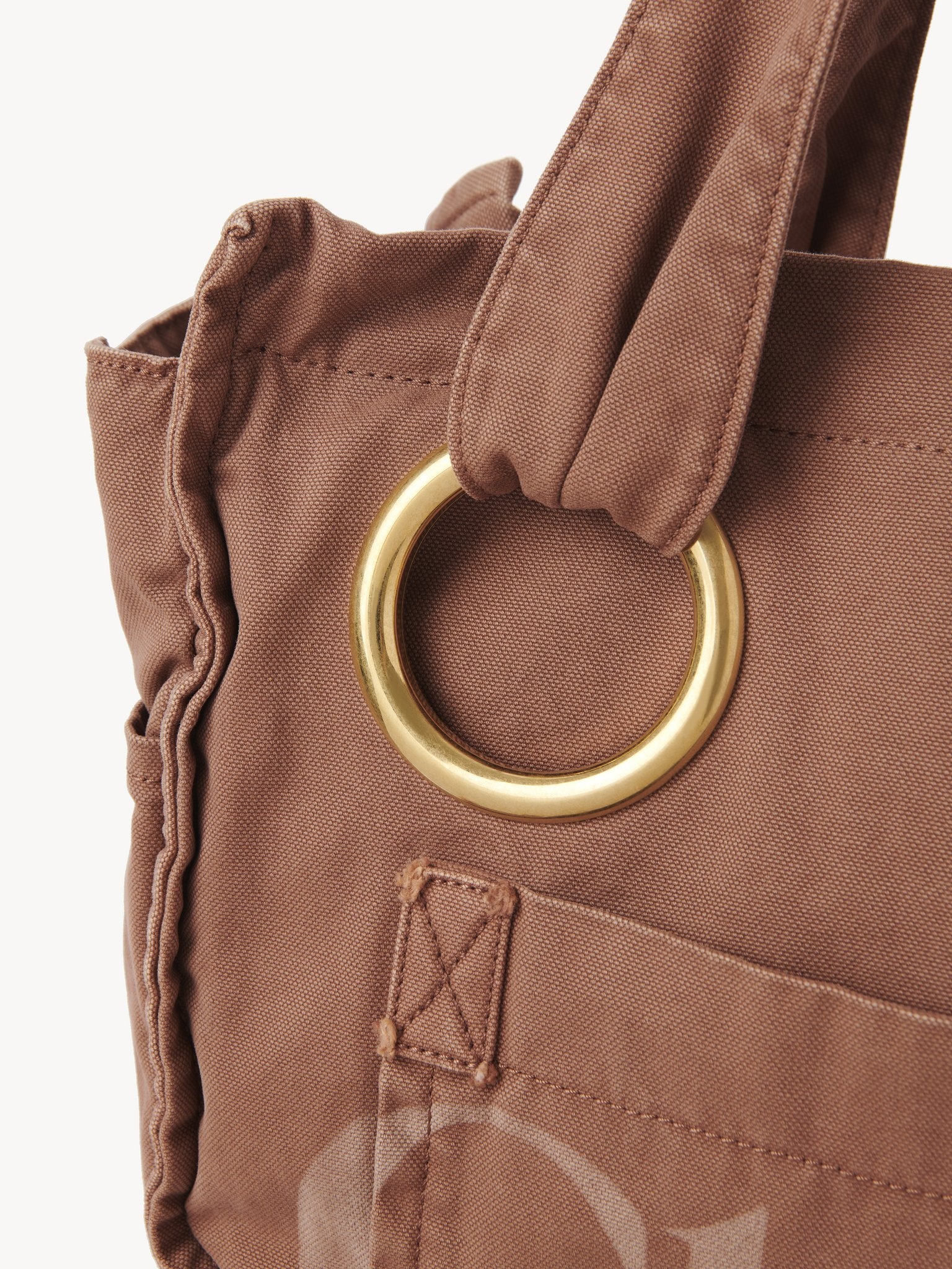 CHLOÉ PLAGE TOTE BAG IN COTTON - 6