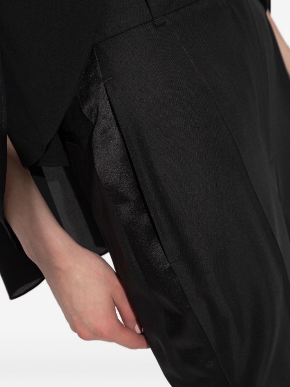 high-waisted tailored trousers - 5