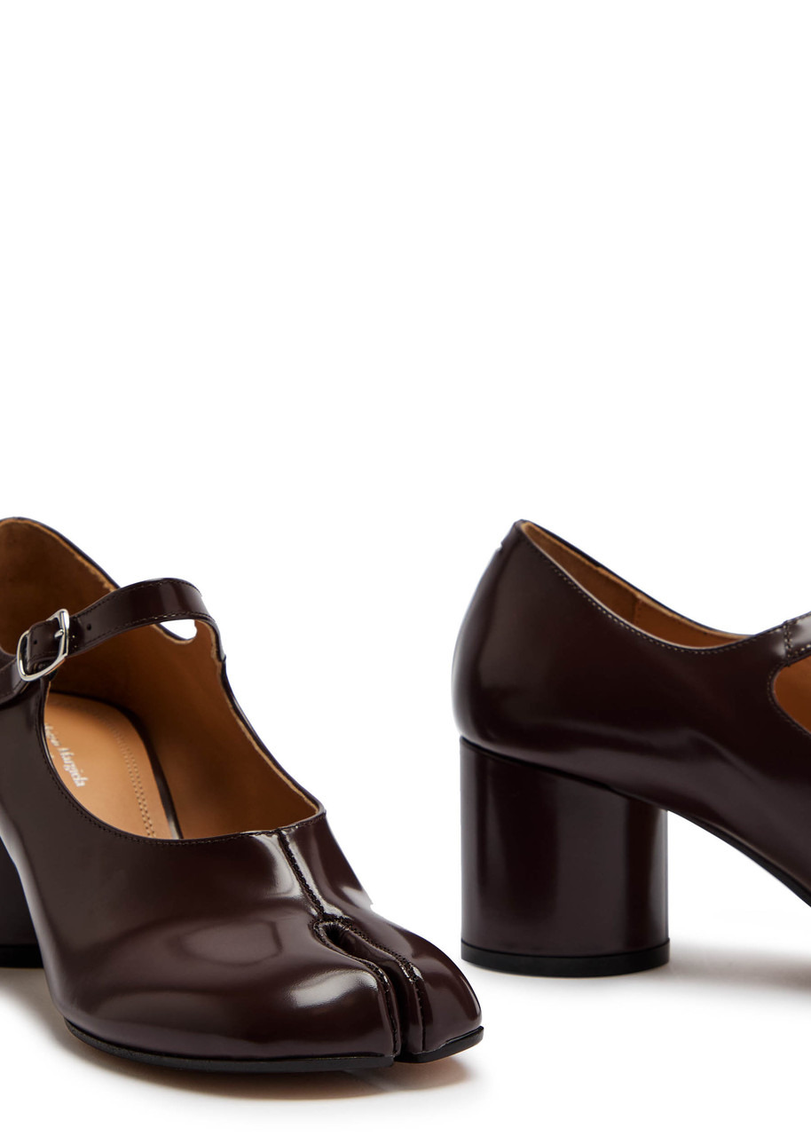 Maison Margiela Tabi Mary Jane 60 Glossed Leather Pumps - 4