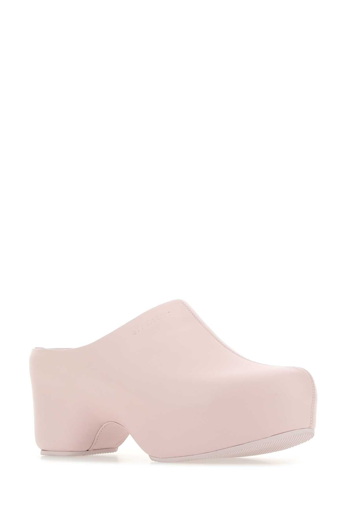 Givenchy Women Pastel Pink Leather G Clog Mules - 2