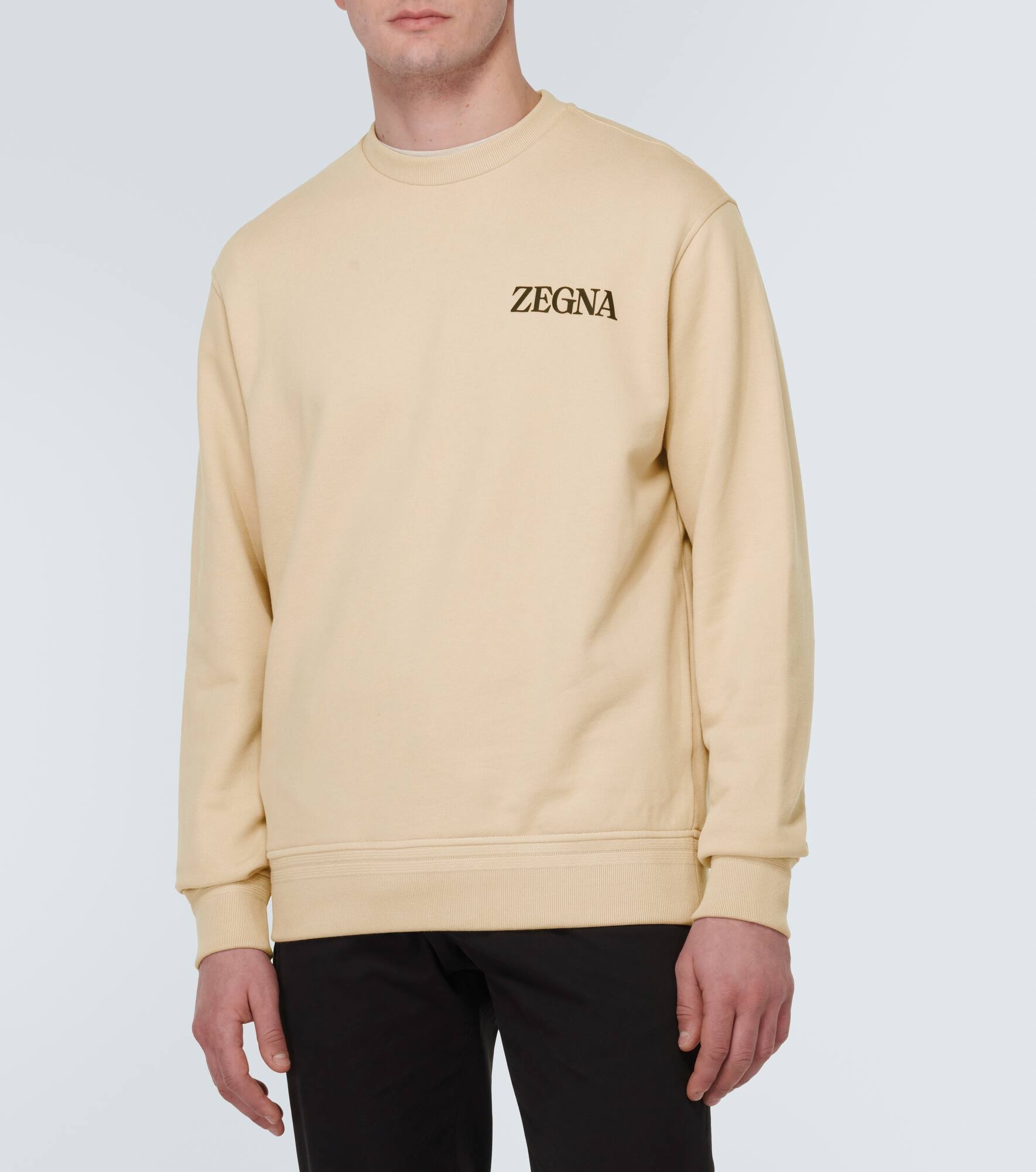Logo cotton jersey sweatshirt - 3