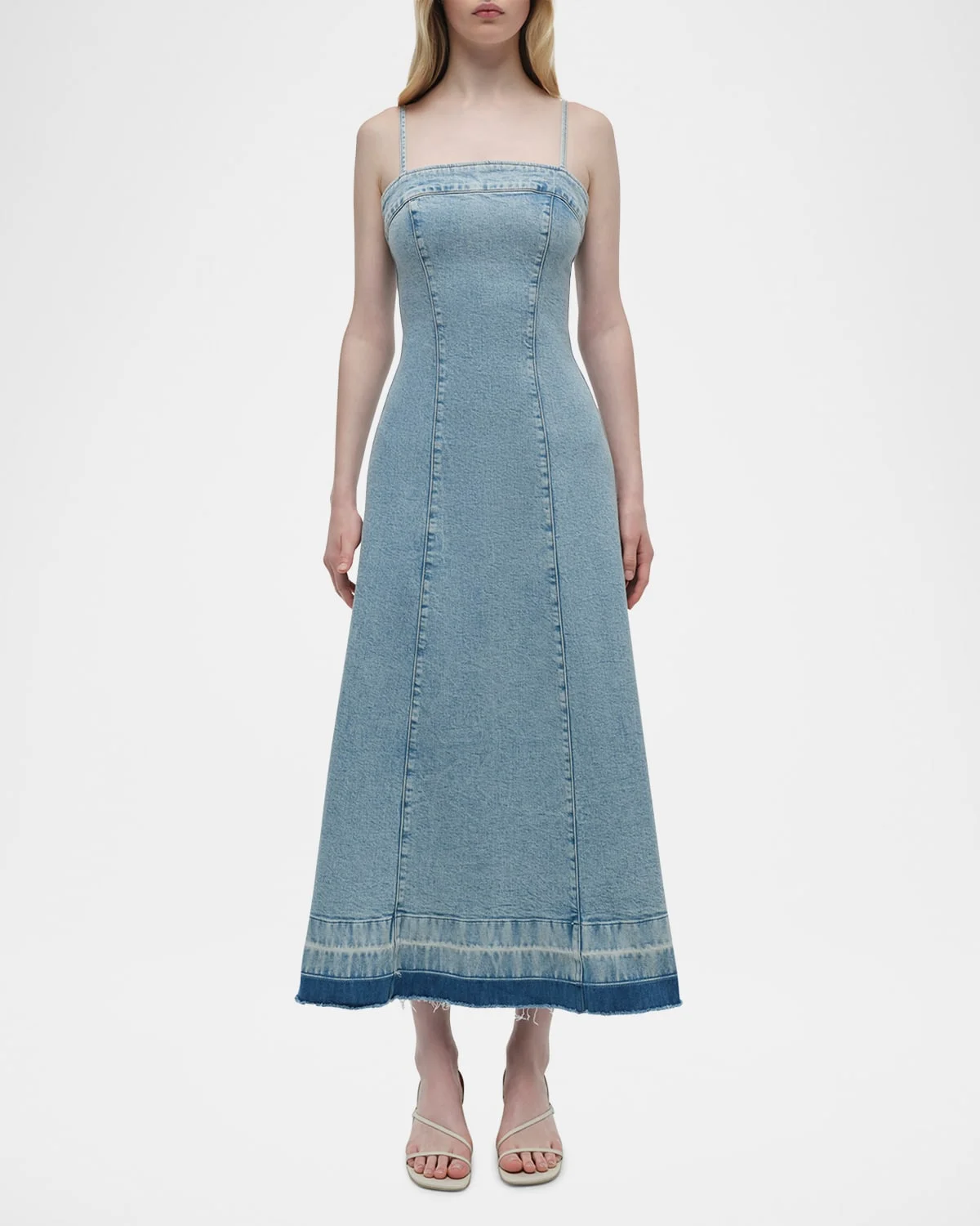 Clarissa Sleeveless Denim Dress - 1