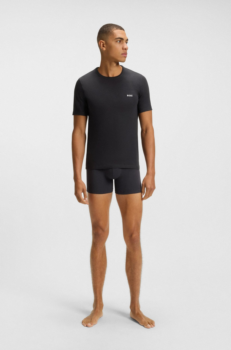 THREE-PACK OF COTTON UNDERWEAR T-SHIRTS WITH LOGO EMBROIDERY 2