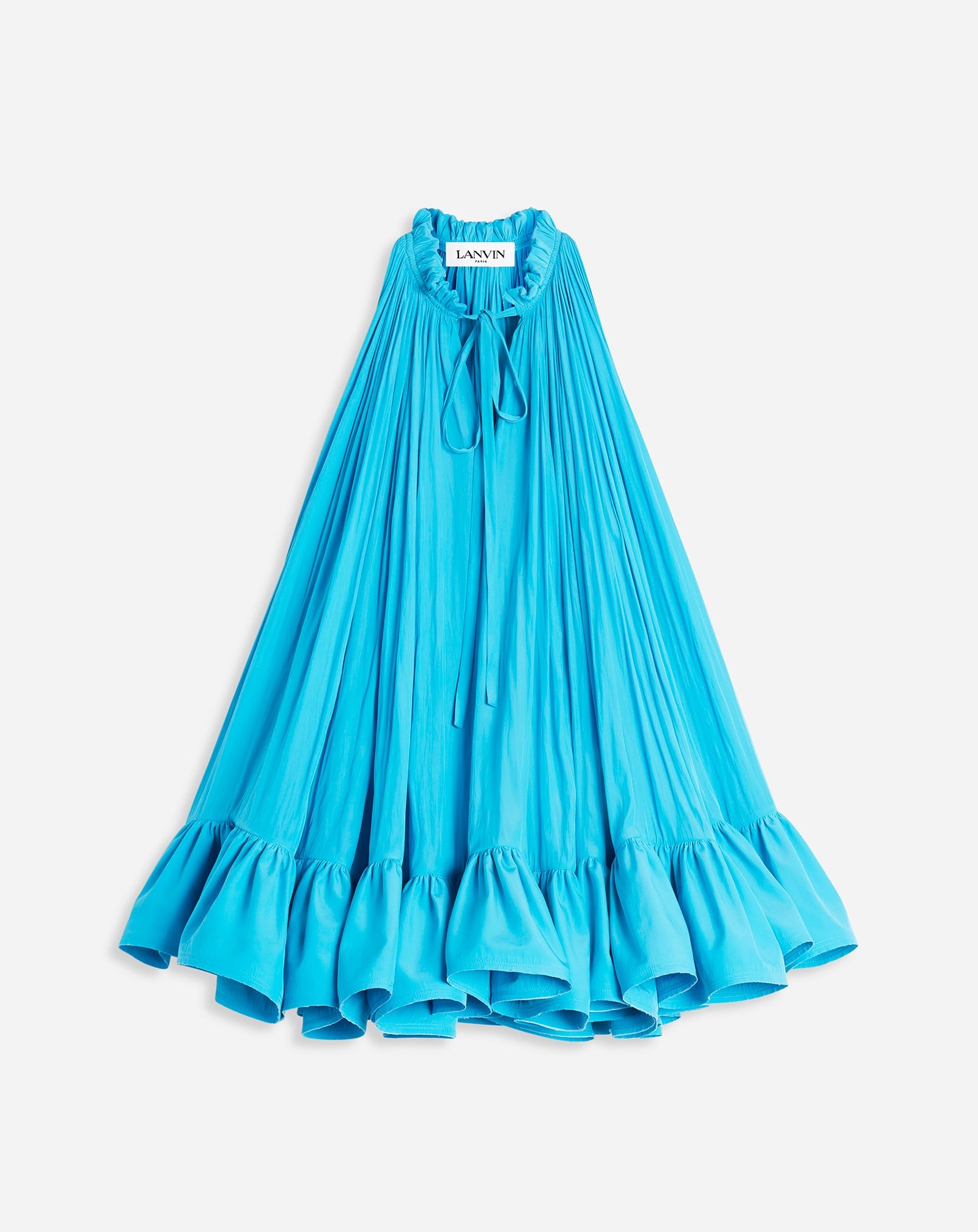 SHORT DRESS WITH RUFFLES - 1