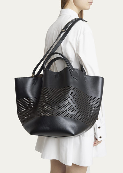 Proenza Schouler PS1 Large Perforated Leather Tote Bag outlook
