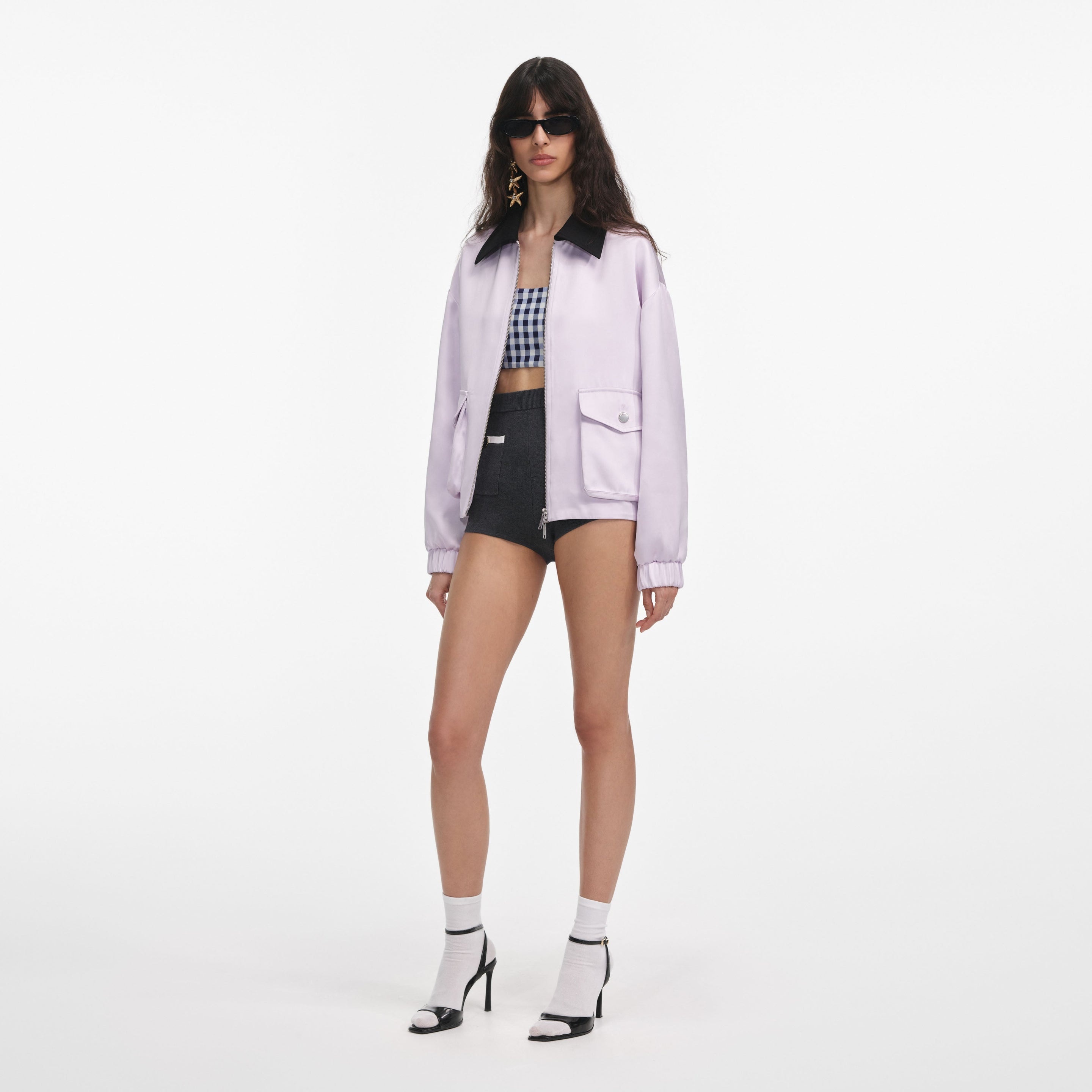 Lilac Viscose Jacket - 2