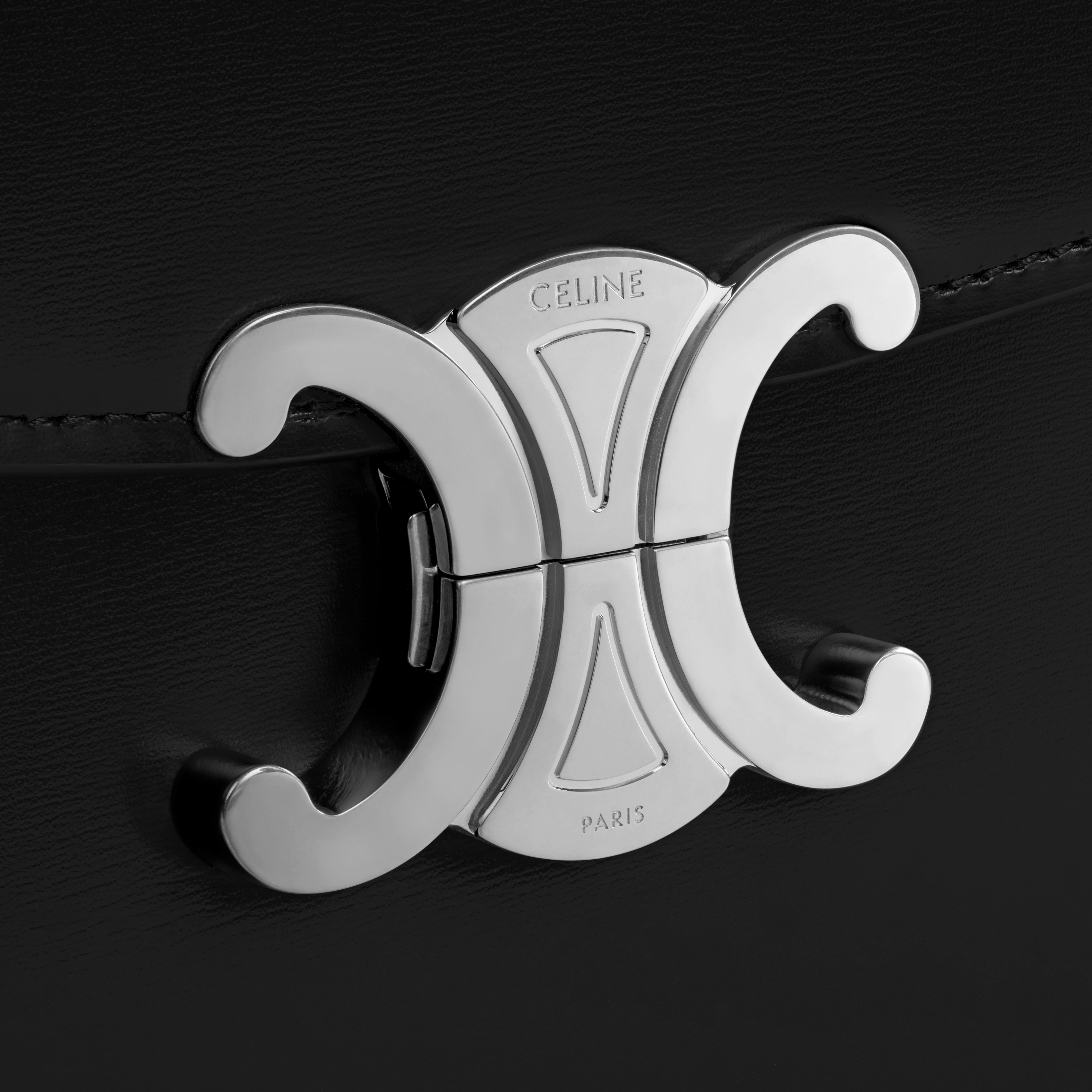 SMALL CARTABLE TRIOMPHE IN shiny calfskin - 5