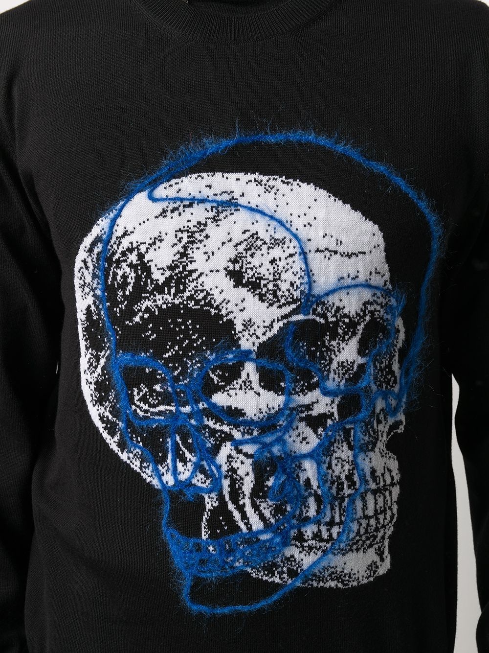 skull-print sweatshirt - 5