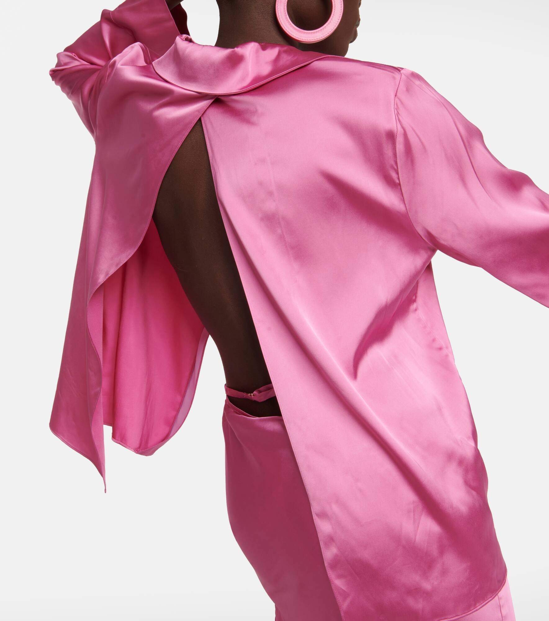 La Chemise Notte satin shirt - 6