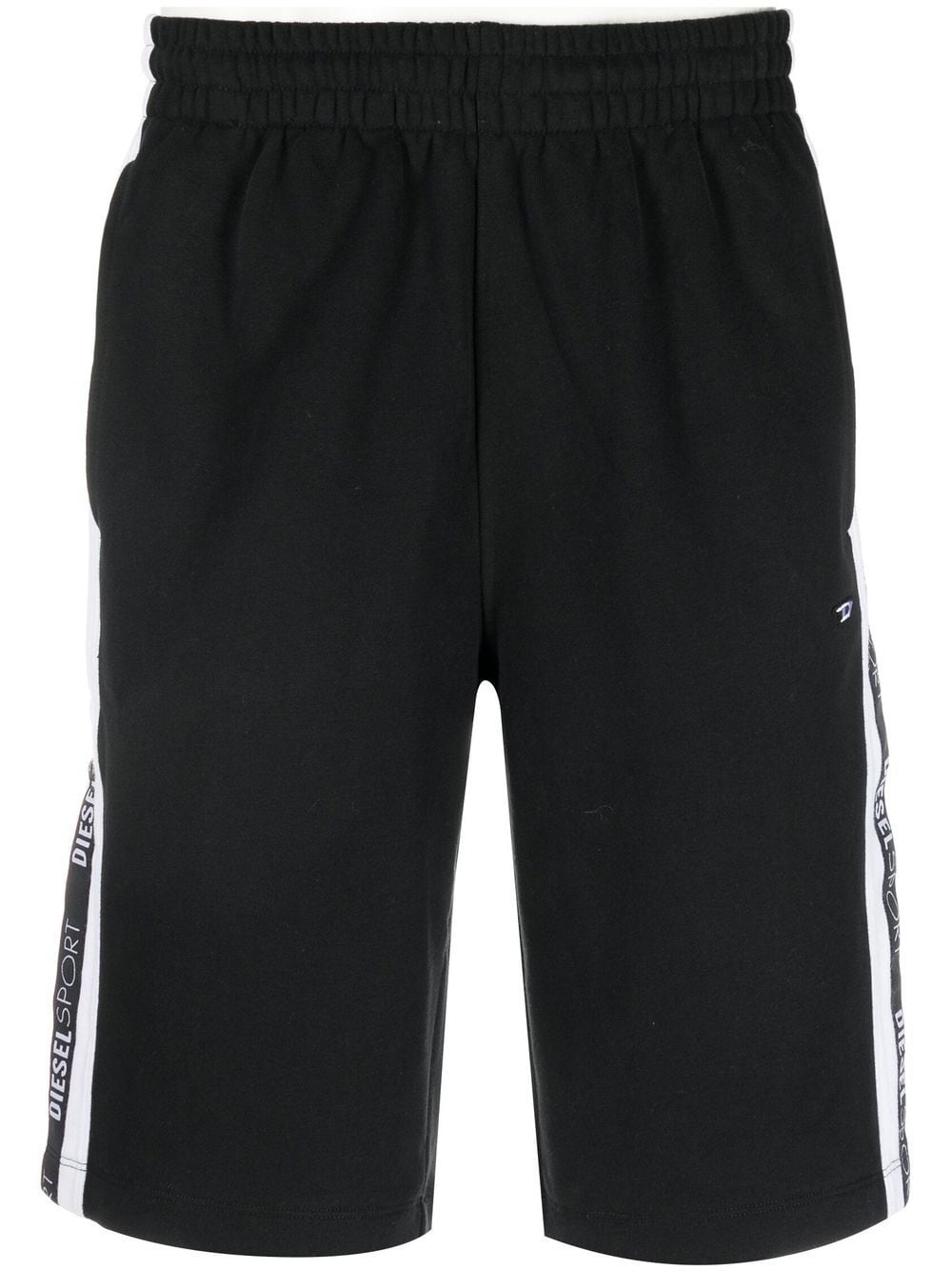 stripe-detail performance shorts - 1