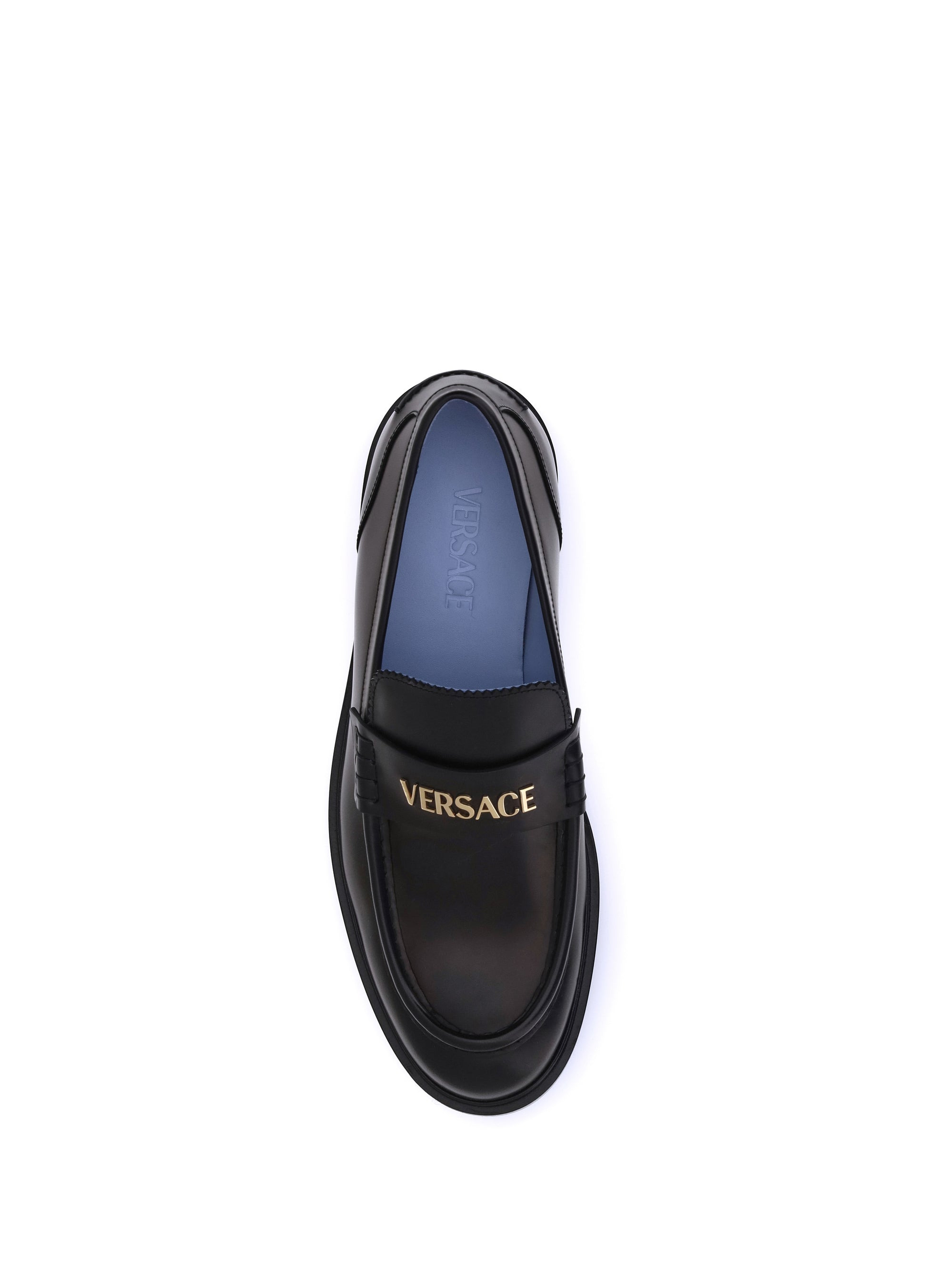 Versace Men Leather Loafers - 4